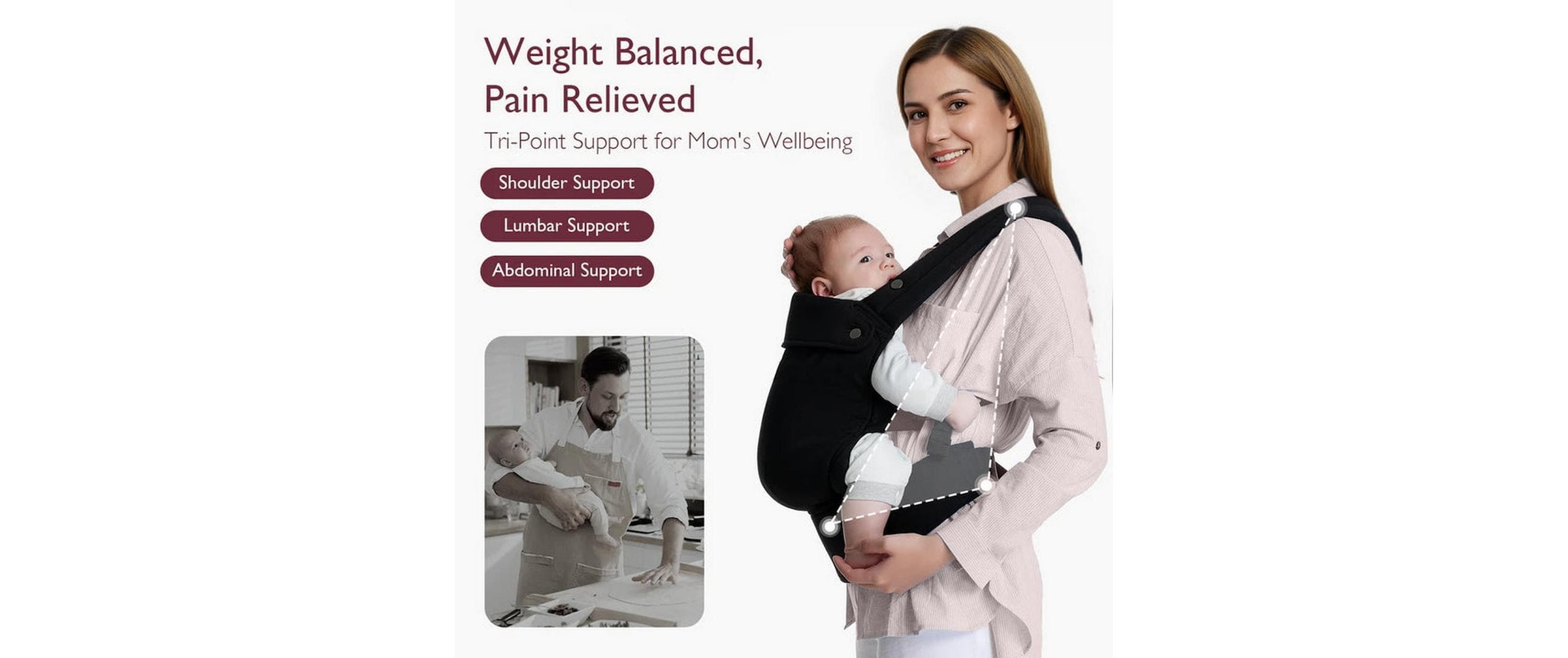 Momcozy Babytrage »810123509126« bis 20 kg