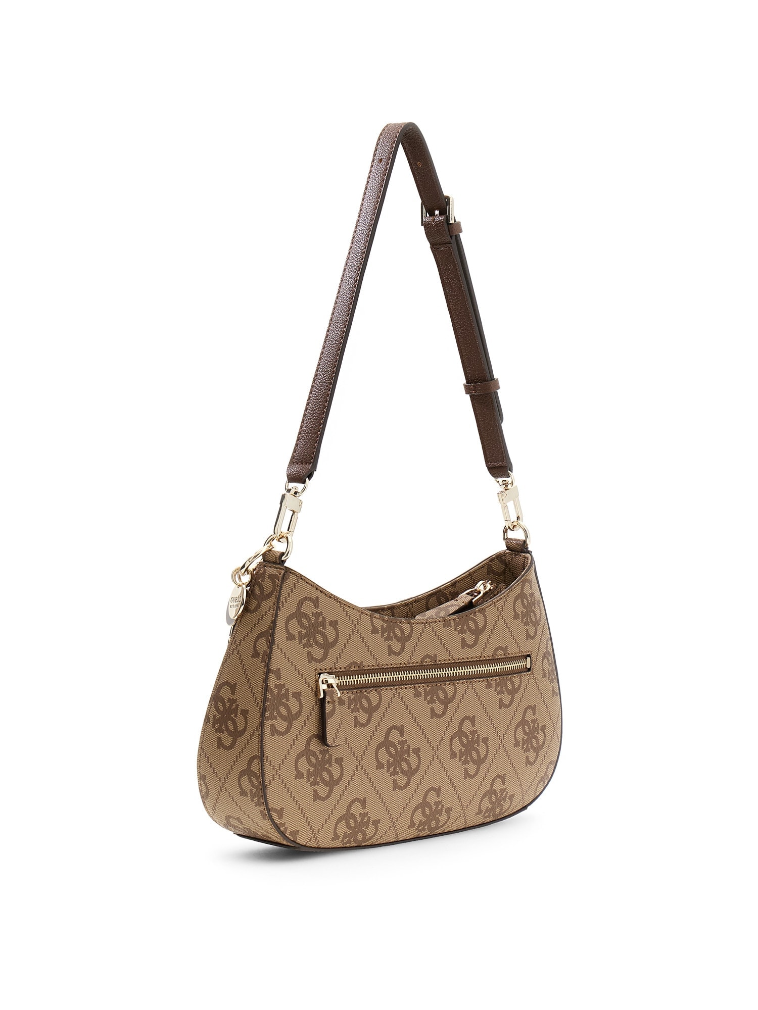 Guess Sac à bandoulière »NOELLE II TOP ZIP SHOULDER BAG« sac bandoulière pour femmes, sac à main avec élément ornemental logo GUESS