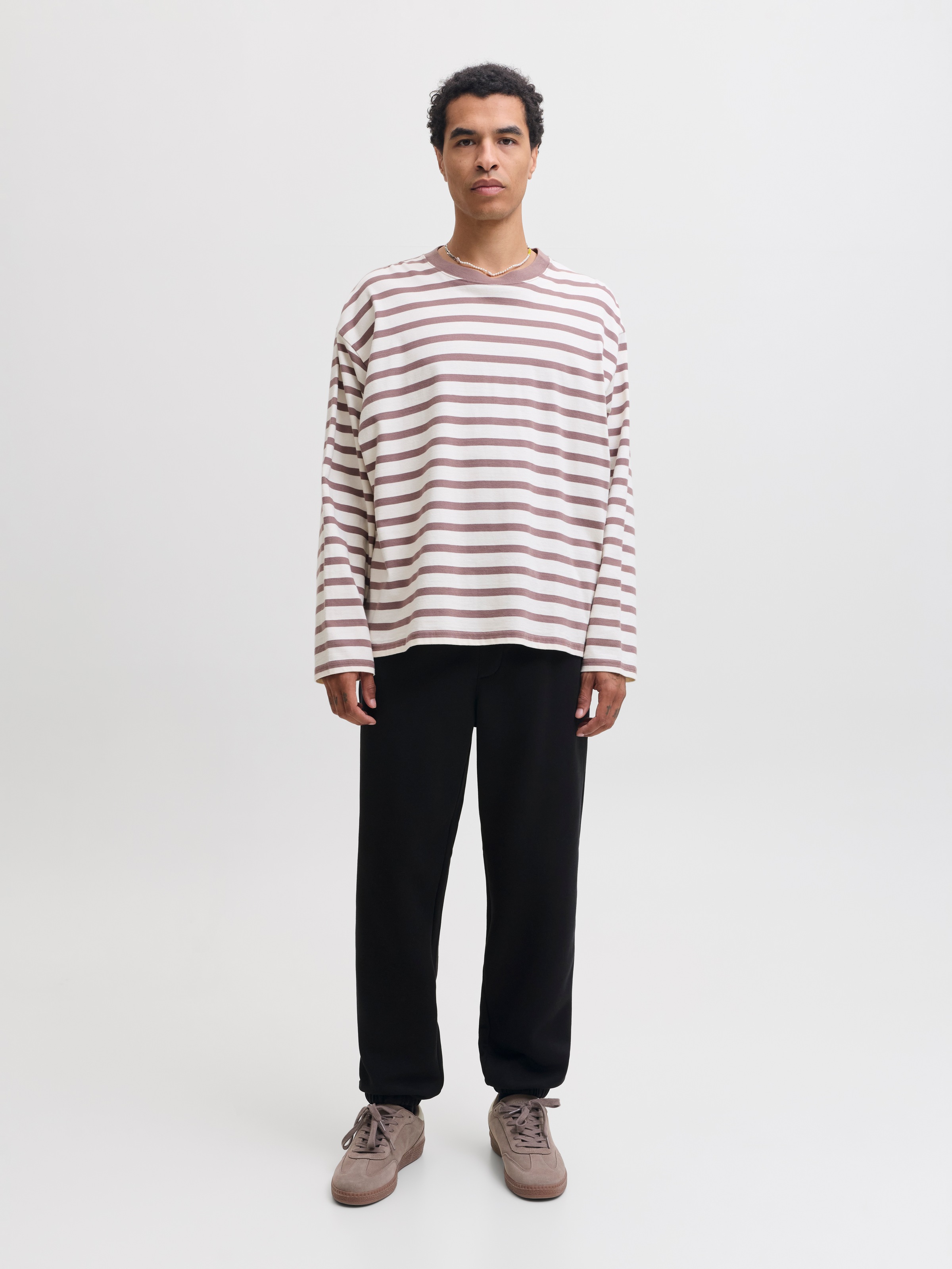 Jack & Jones Sweathose »JPSTKARL BRADLEY SWEAT PANT CUFFED«  Materialmix, regular fit