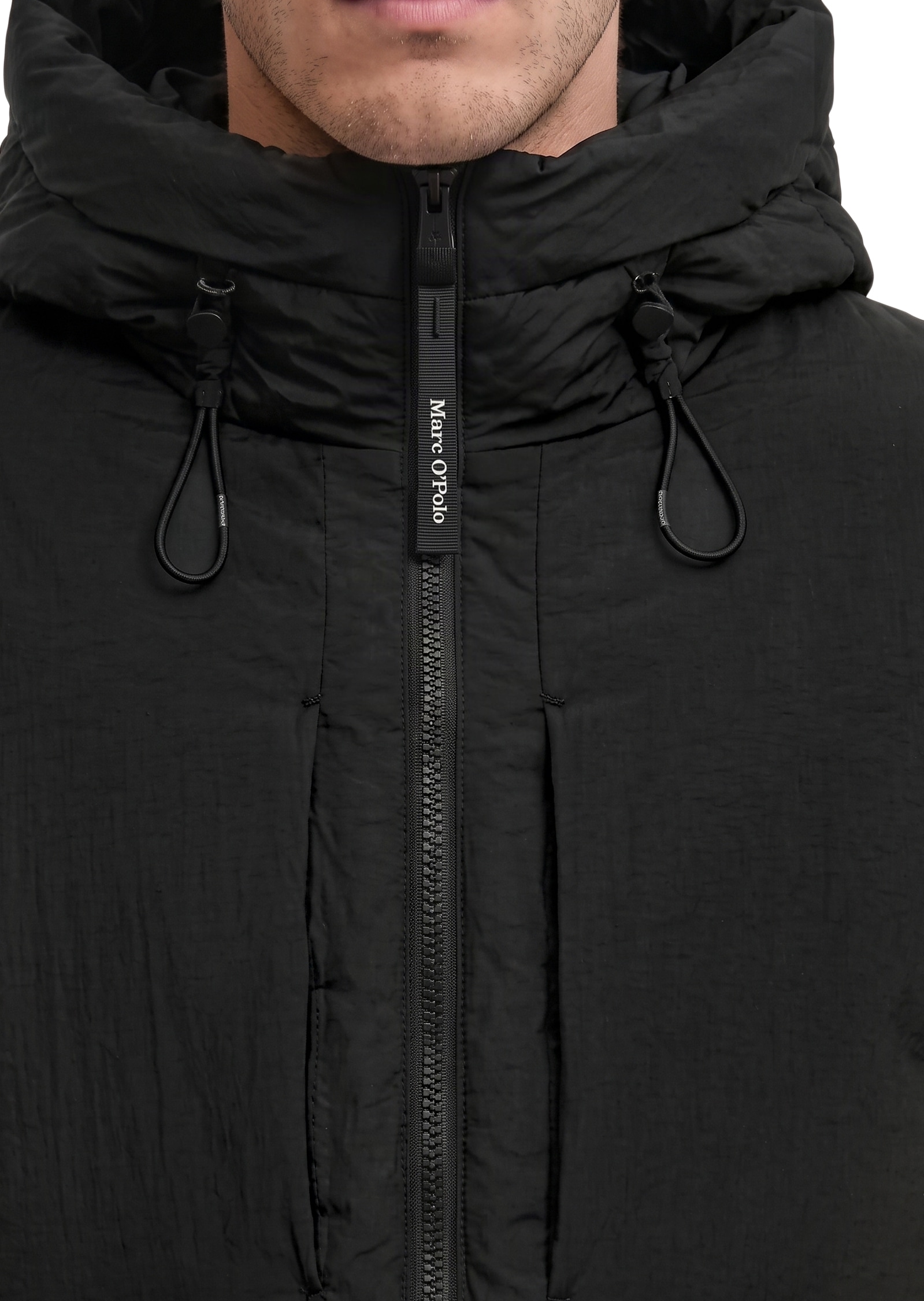 Marc O'Polo Steppjacke »relaxed leicht und wasserabweisend« mit Kapuze wärmende Füllung