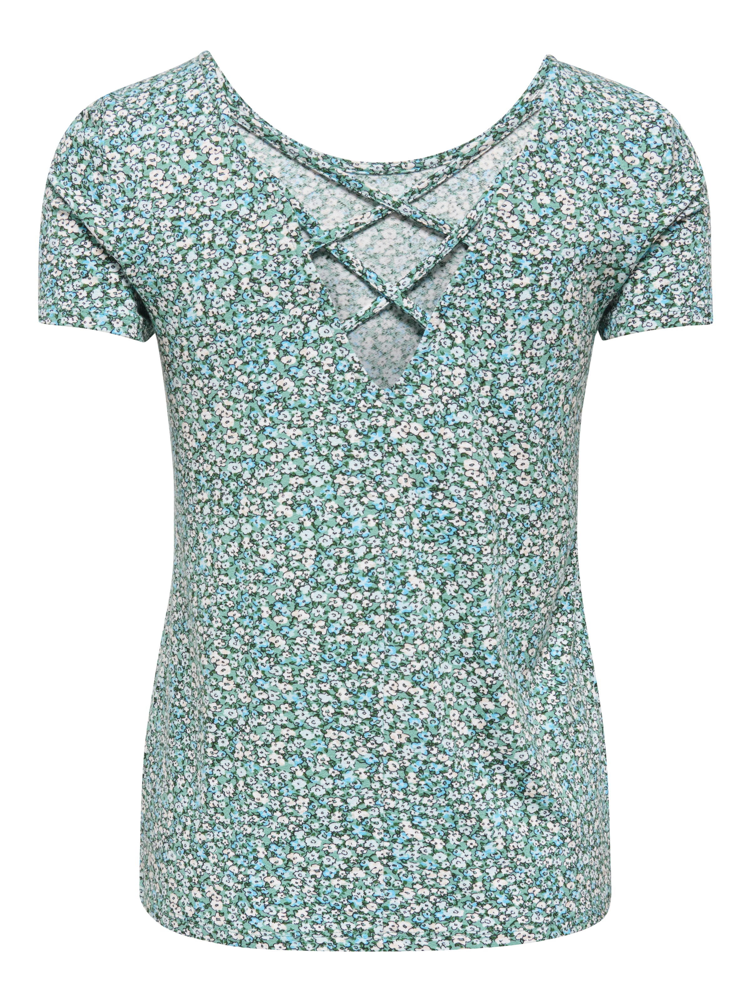 ONLY T-shirt à manches courtes »ONLBERA BACK LACE UP S/S TOP JRS NOOS«