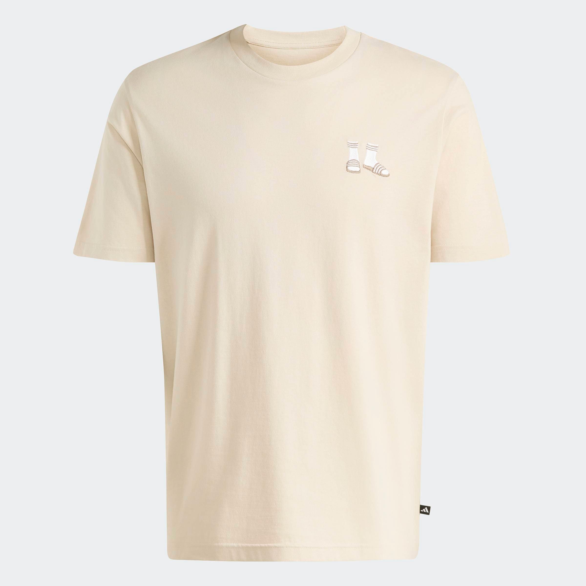 adidas Sportswear T-shirt »M EMB SLIDES T« mit Rundhalsausschnitt, ohne Verschluss, sportlicher Stil