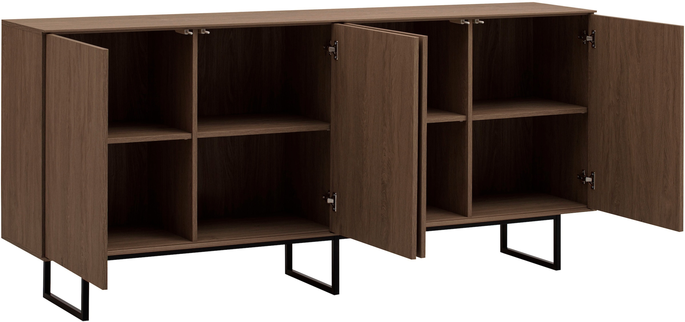 Home affaire Buffet »Lund, moderner Schrank, Kommode mit Kufengestell« surface supérieure visuellement fine, aspect haut de gamme, espace de rangement suffisant