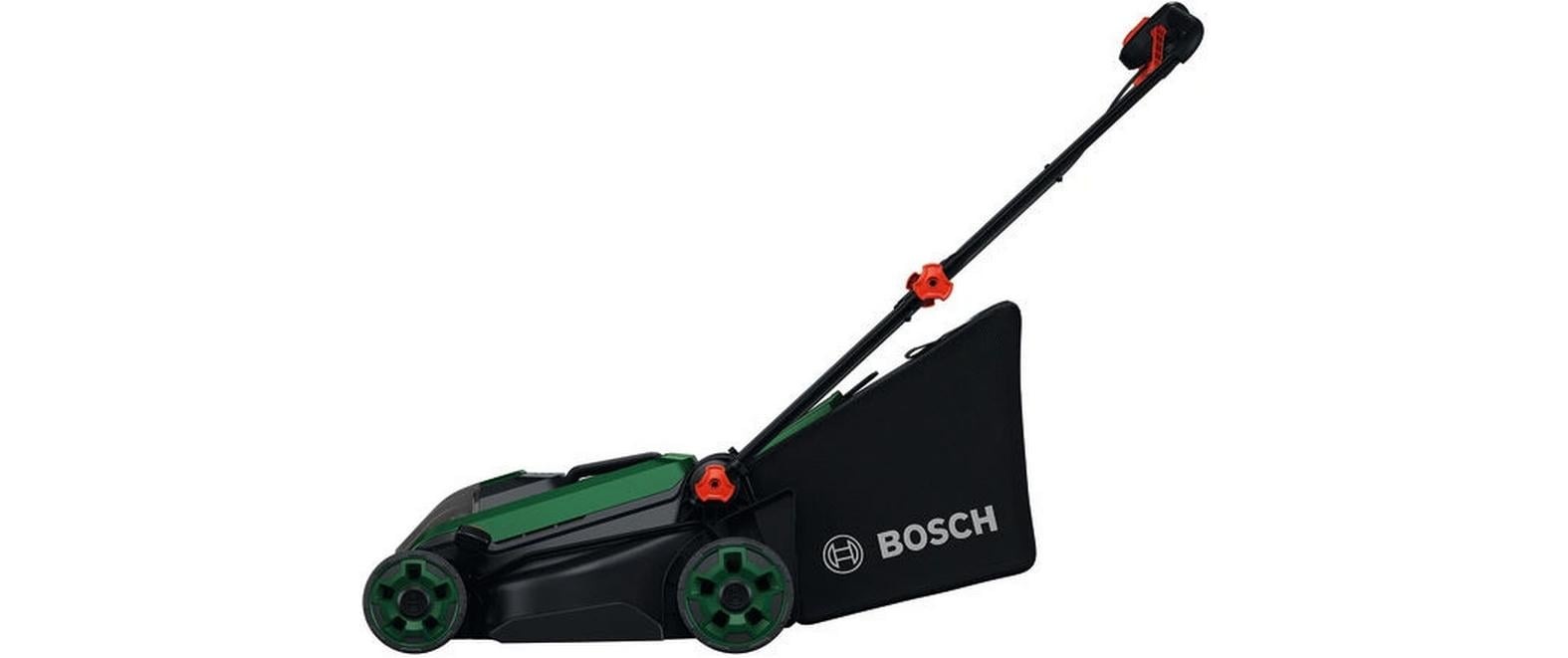 BOSCH Akkurasenmäher »Rotak 18V2-38« Kraftvoller 3-in-1-Mäher für mittelgrosse bis grössere Rasenflächen
