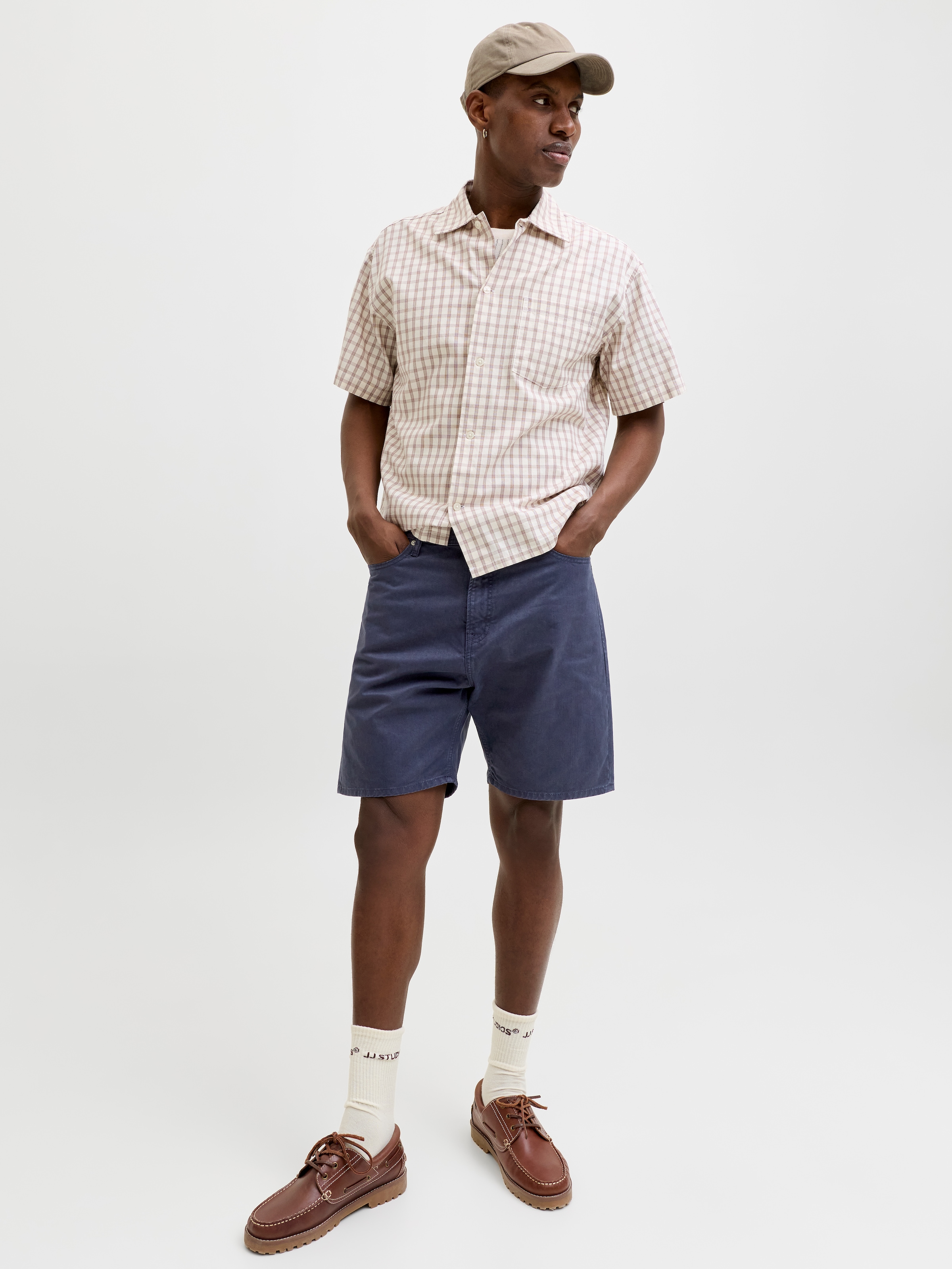 Jack & Jones Short »JPSTTONY ORIGINAL 017 SHORTS MID SN«  coton, coupe ample