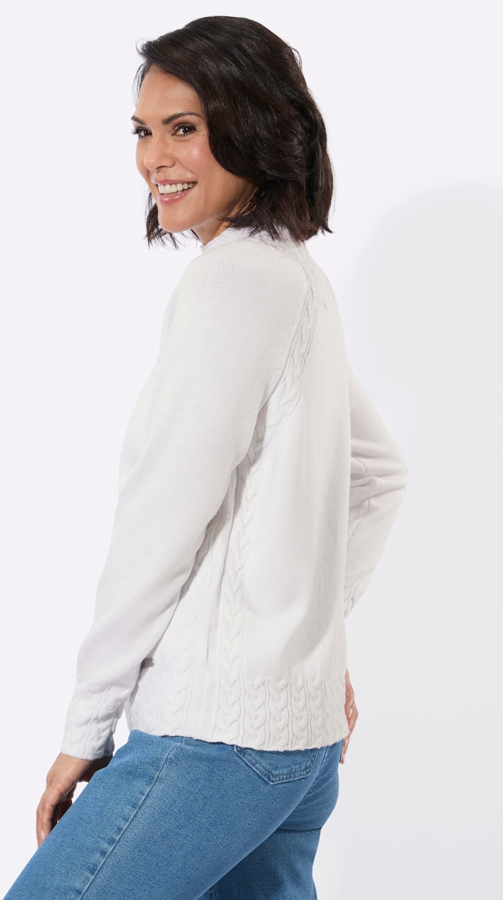 Casual Looks Pull à col montant »Stehkragen-Pullover«