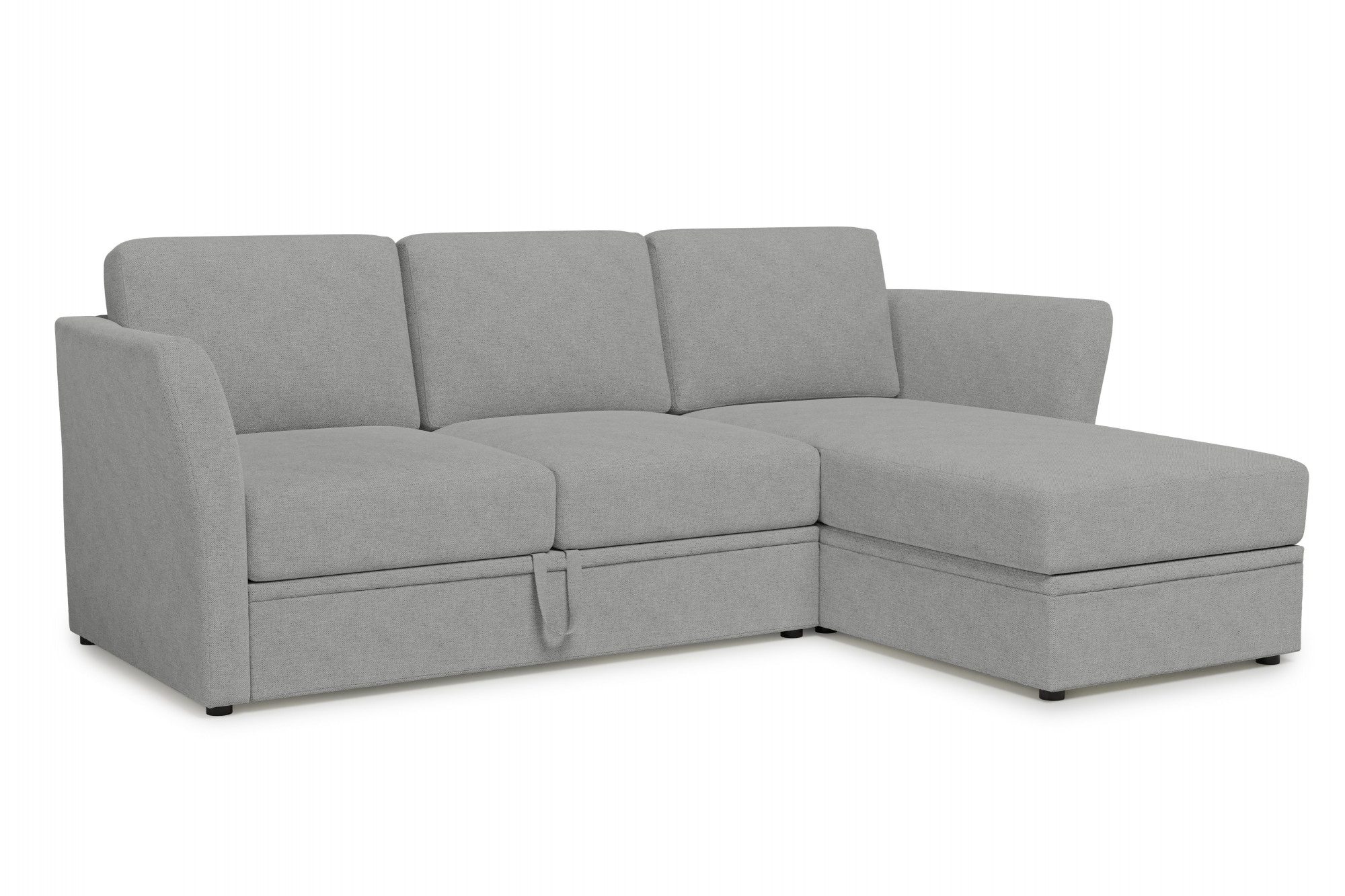 Home affaire Canapé d'angle »Lavars, L-Form, Schlafsofa« mit Bettfunktion und Stauraum, in zwei verschiedenen Bezugsqualitäten