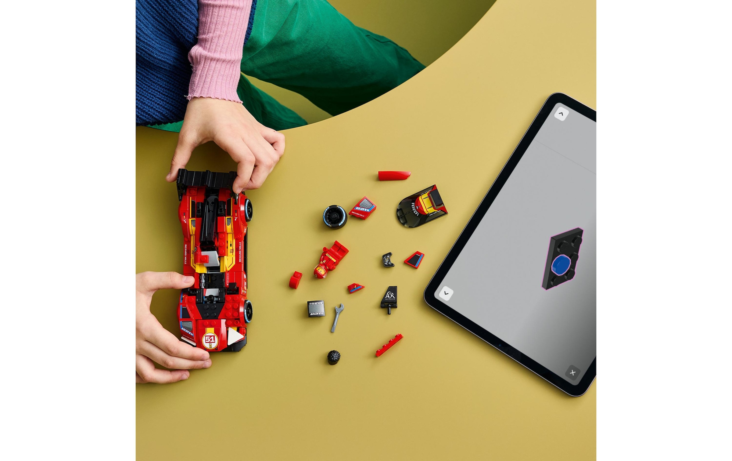 LEGO® Pions de construction »Ferrari 499P (77261), LEGO Speed Champions« fabriqué en Europe