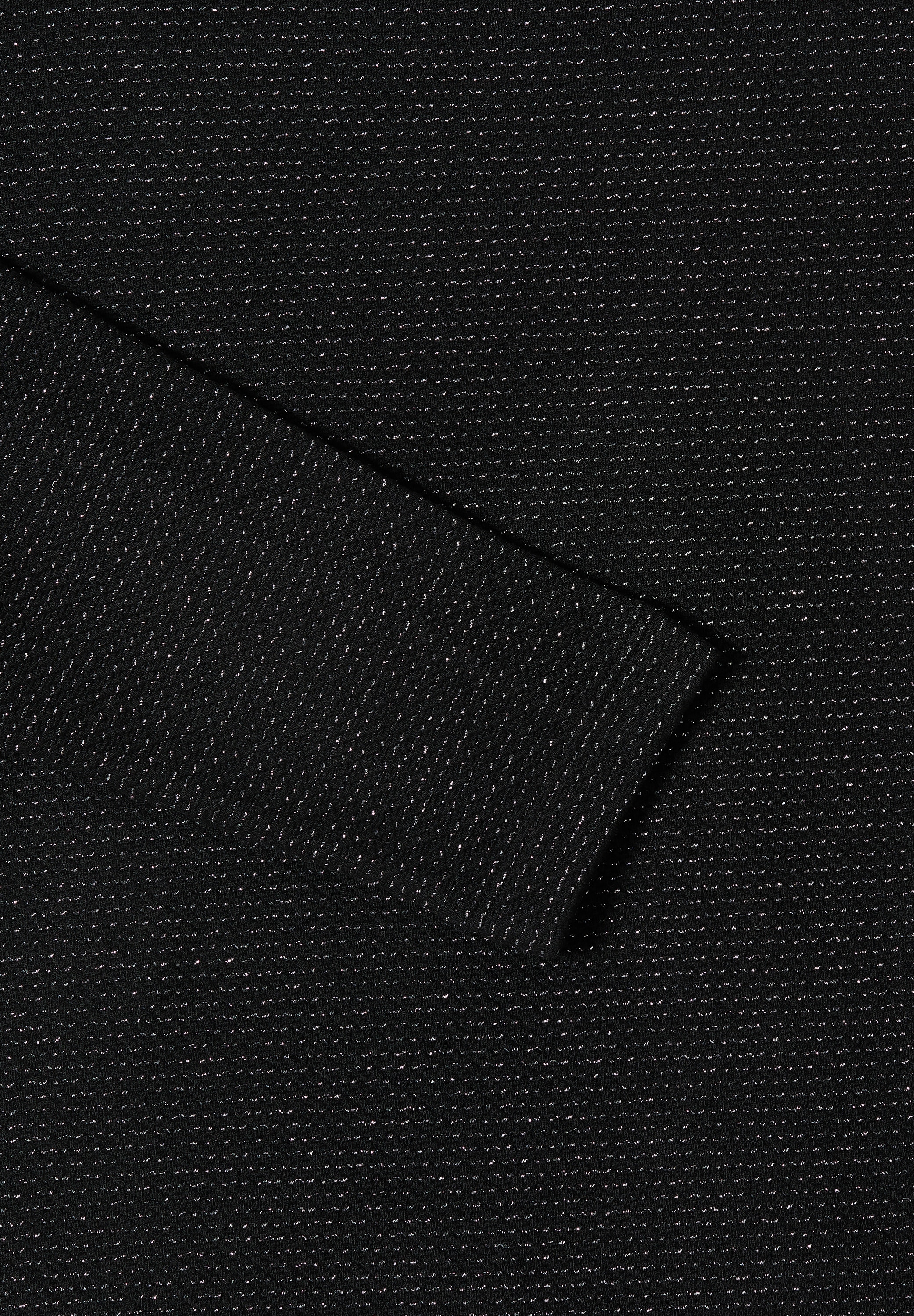 Cecil T-shirt à manches longues Glitzerdetails und Struktur-Optik