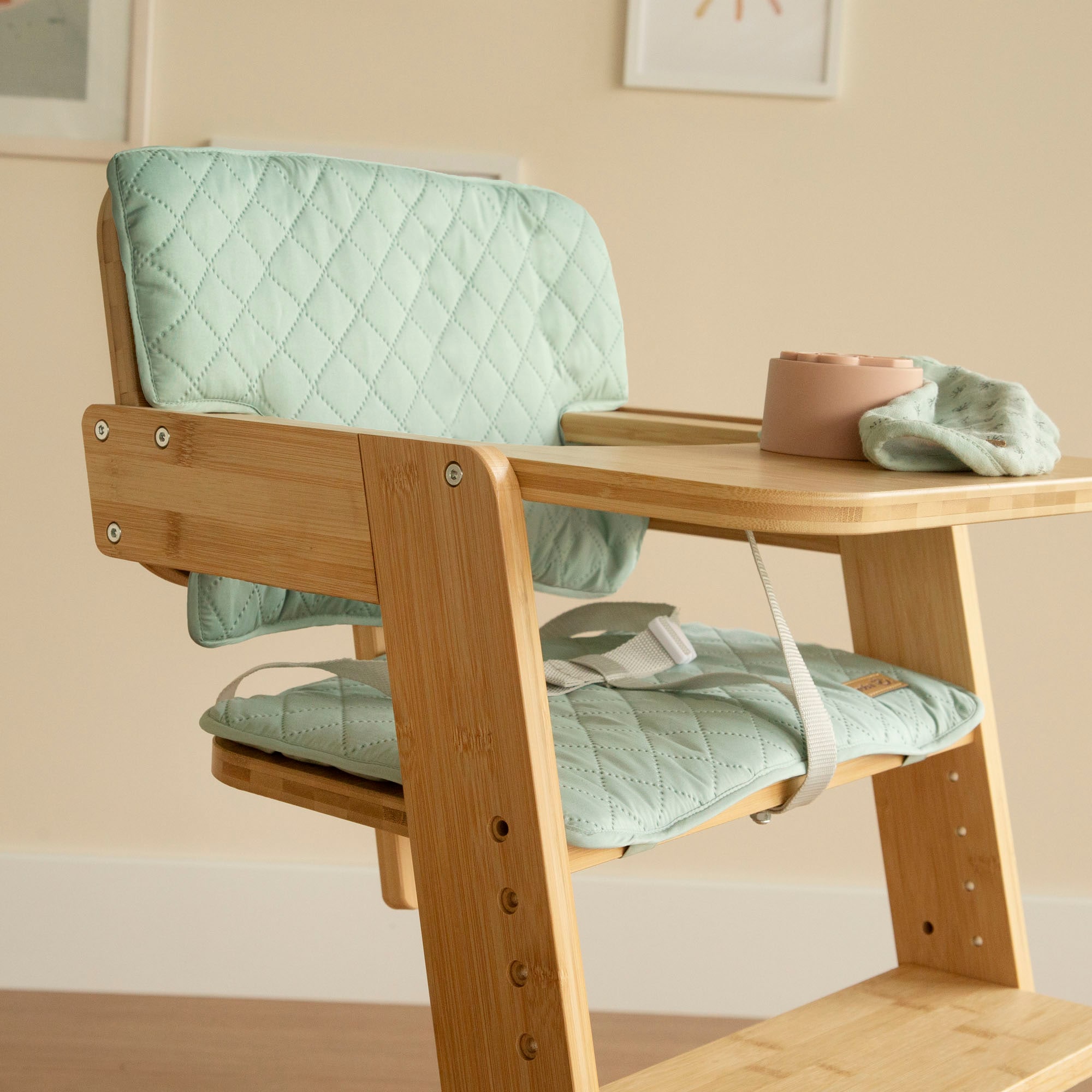 roba® Sitzverkleinerer »Style Frosty green« Set, 2 Stk. tlg. passend zu den Hochstühlen 'Nature Up'