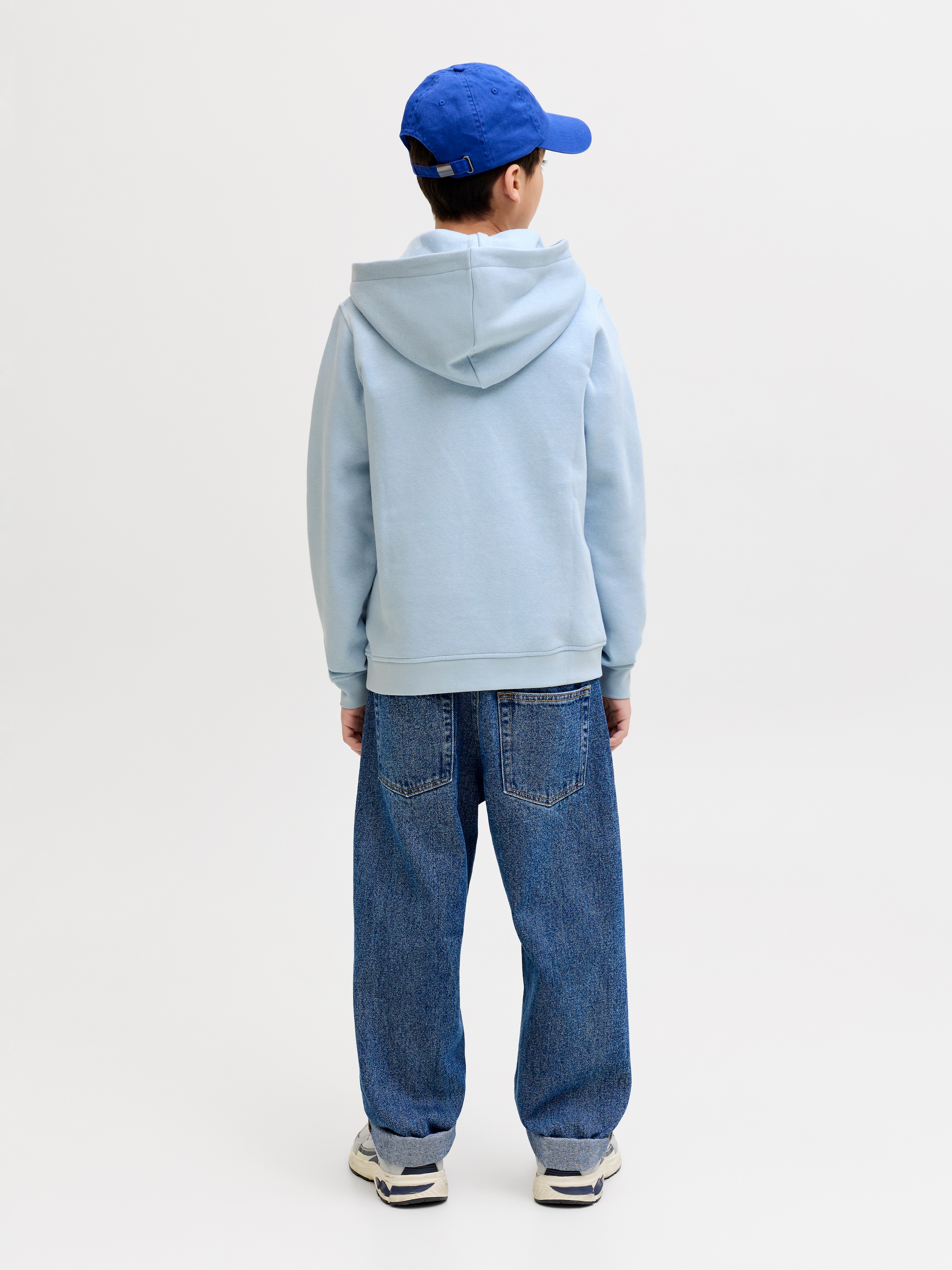 Jack & Jones Junior Sweat à capuche »JJESOHO SWEAT HOOD NOOS JNR«, Baumwollmischung, relaxed fit
