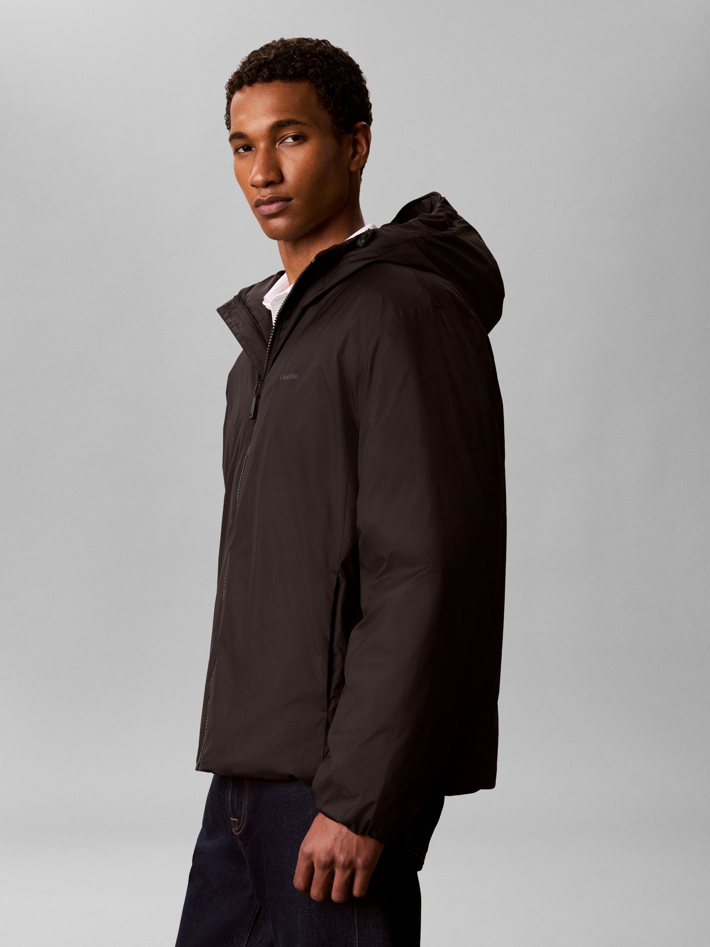 Calvin Klein Jeans Allwetterjacke »RELAXED ULTRA LIGHTWEIGHT RIPSTO« mit Kapuze Regular fit mit Kapuze