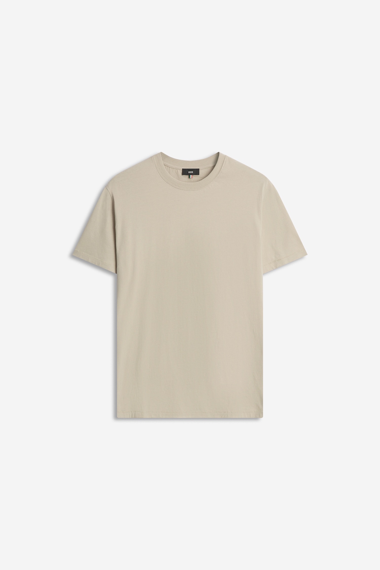Cinque T-shirt »CIDANI« col rond, coupe slim, coton pur