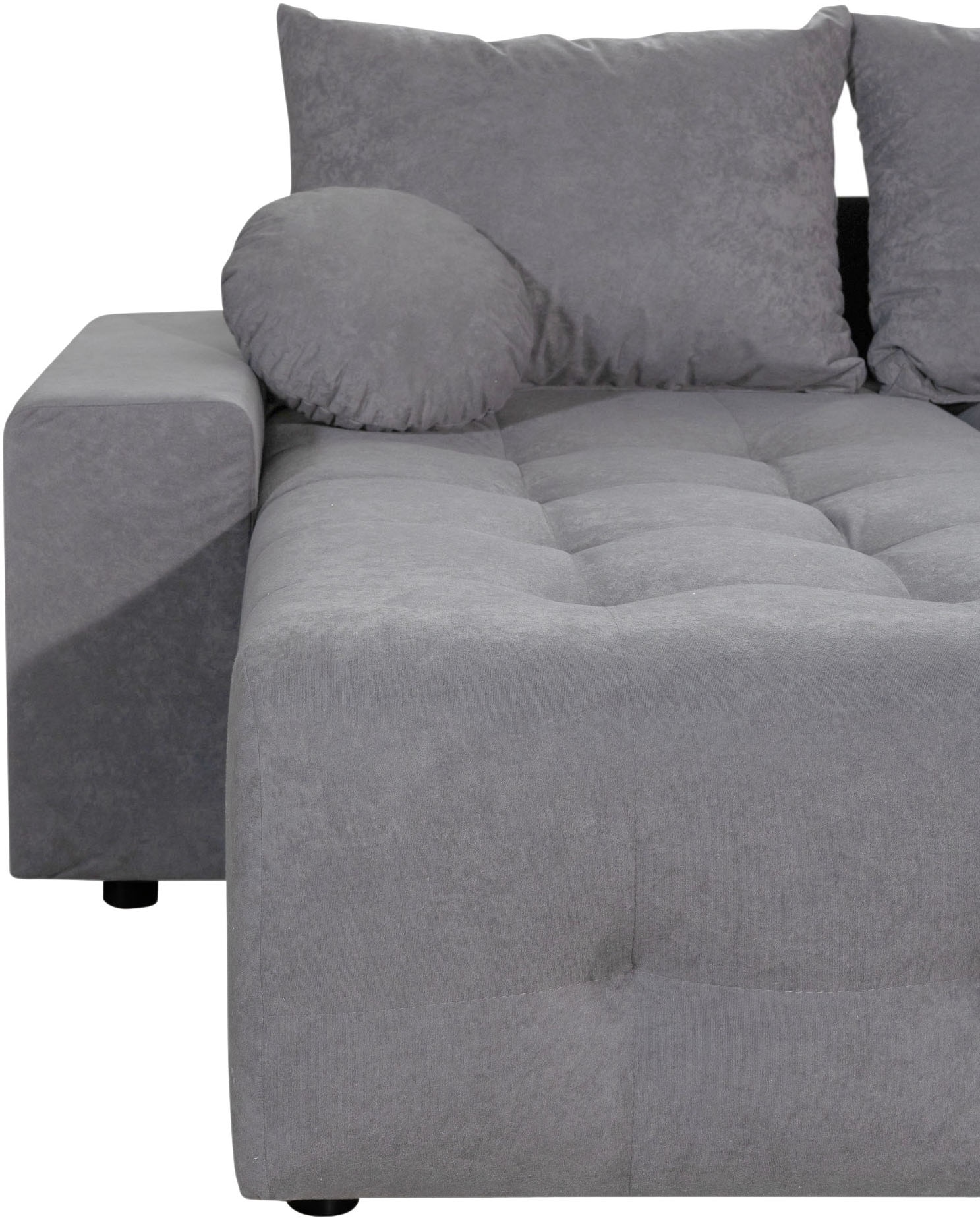 GOODproduct Wohnlandschaft »Jessy U-Form, B: 313 cm, in Cord & weiteren Bezügen« Schlaffunktion, Bettkasten, Tonnentaschenfederkern-Polsterung
