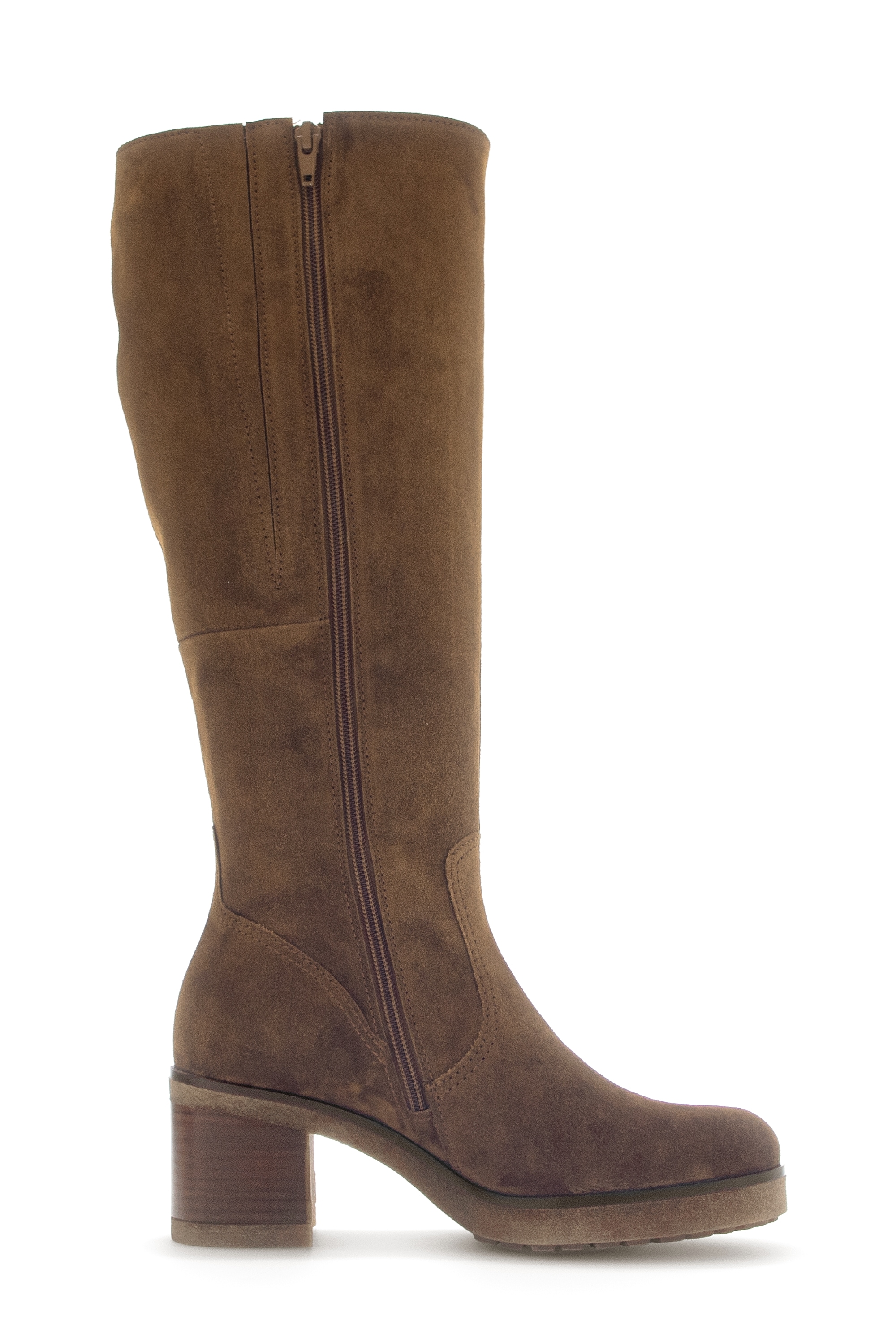 Gabor Bottes »MILANO«  à talon bloc, bottes hautes, bottes à fermeture éclair en largeur G