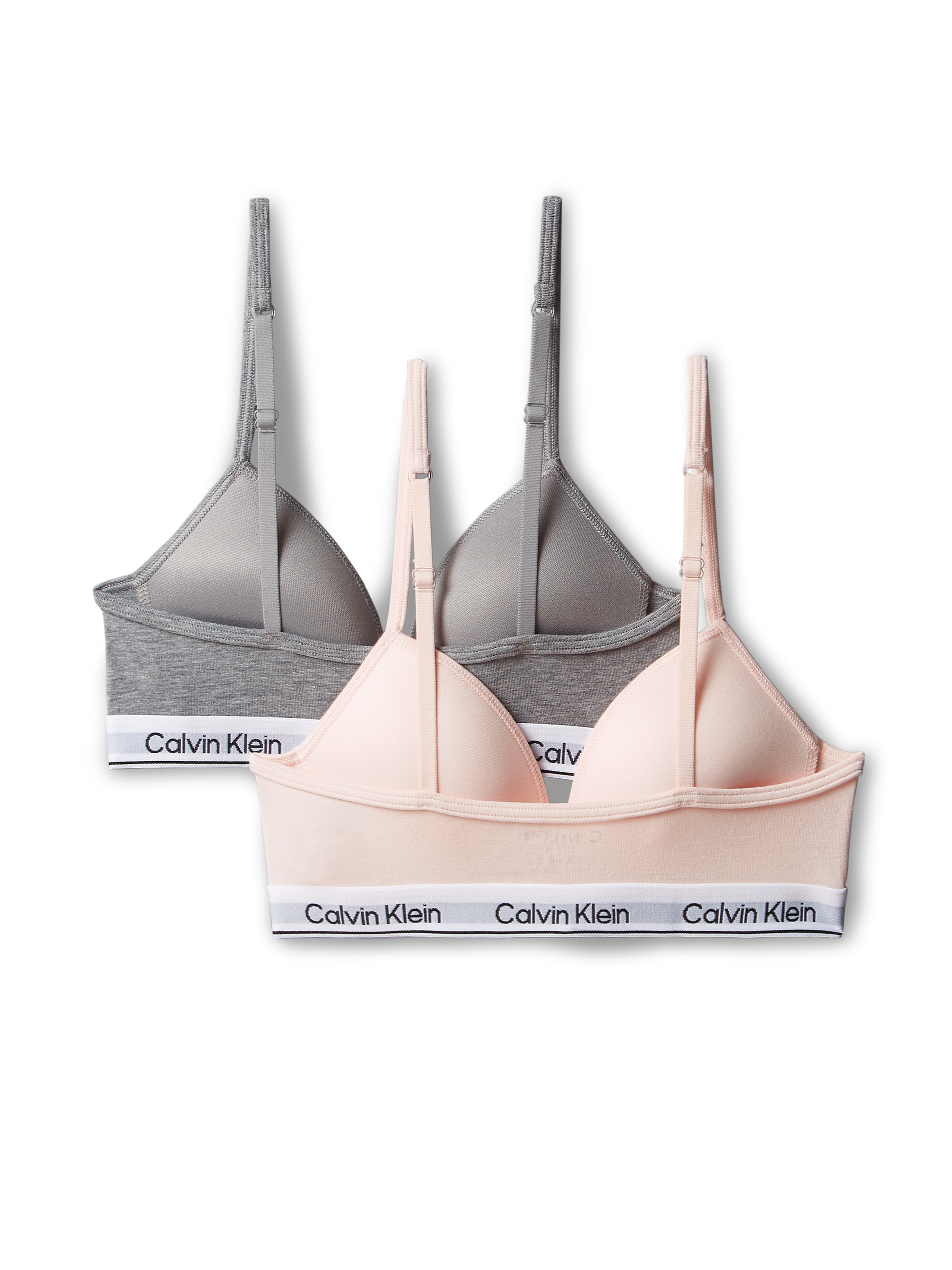 Calvin Klein Underwear Soutien-gorge triangle »2PK TRIANGLE« Packung, 2er-Pack, 2 cuis mit Logobund