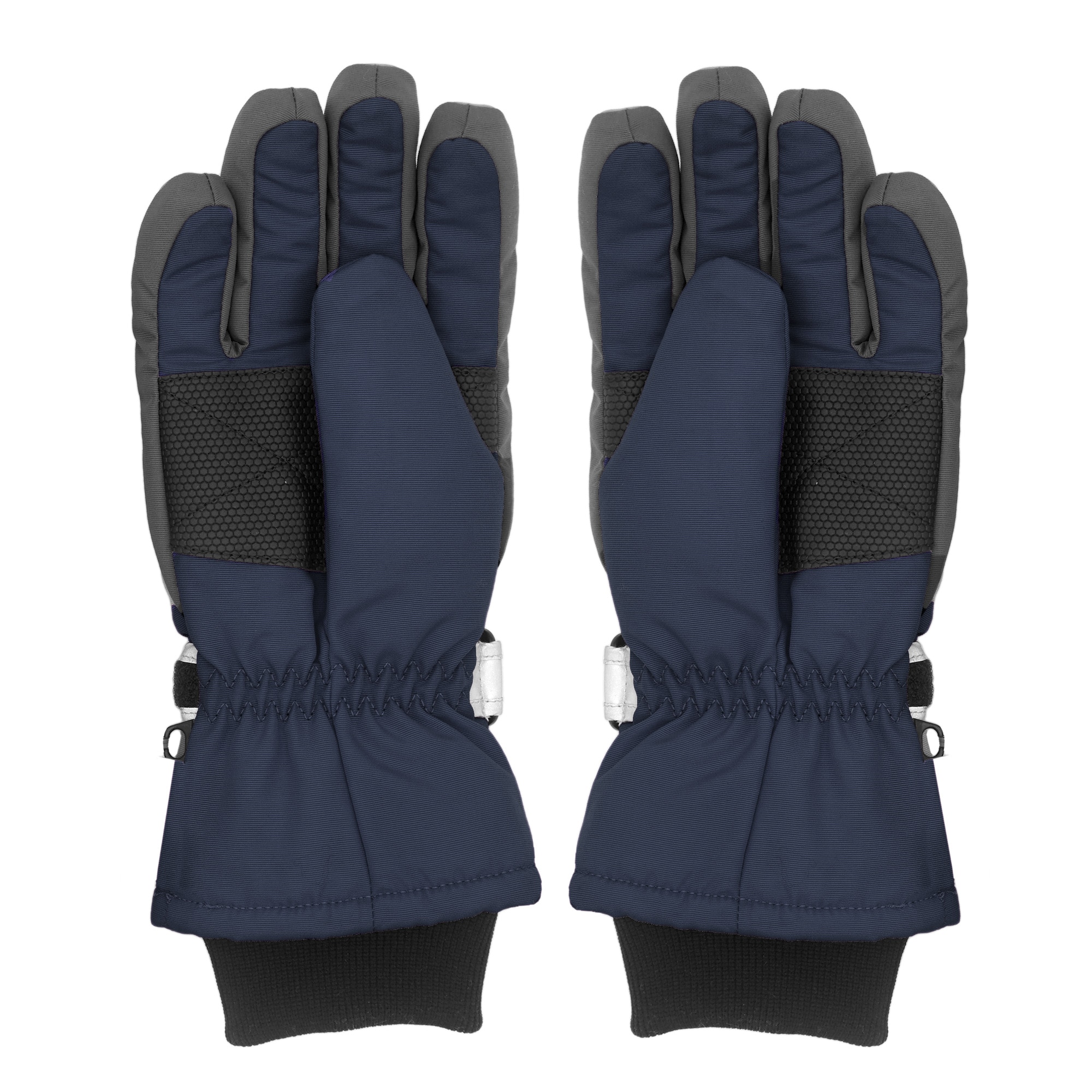 MAXIMO Thermohandschuhe 2 Stk. mit reflektierendem Verschluss, Fleecefutter, Strickbündchen