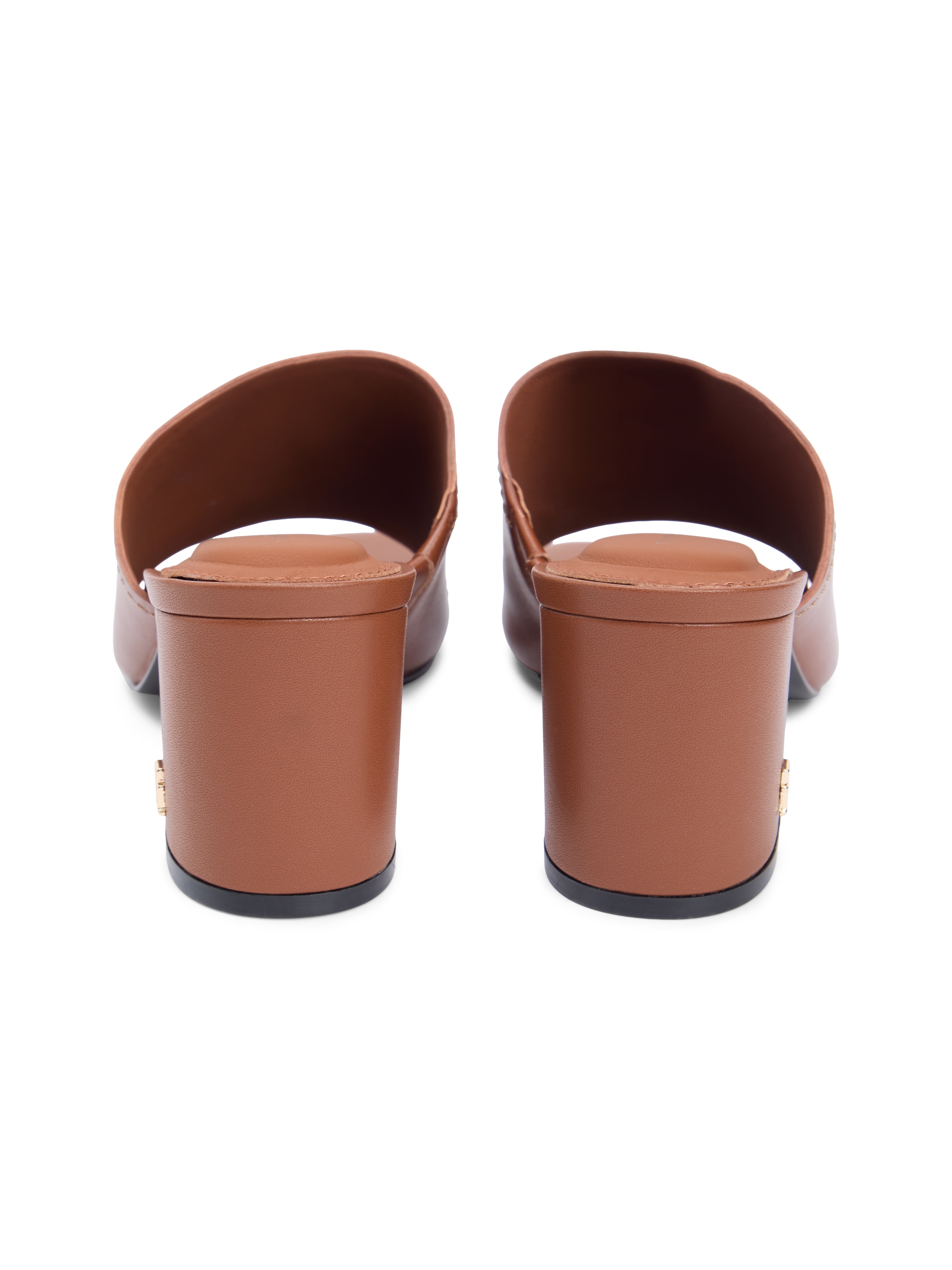 Tommy Hilfiger Pantolette »TH BLOCK HEEL MULE LTH«  Chaussure d’été, chaussure business avec bride douce