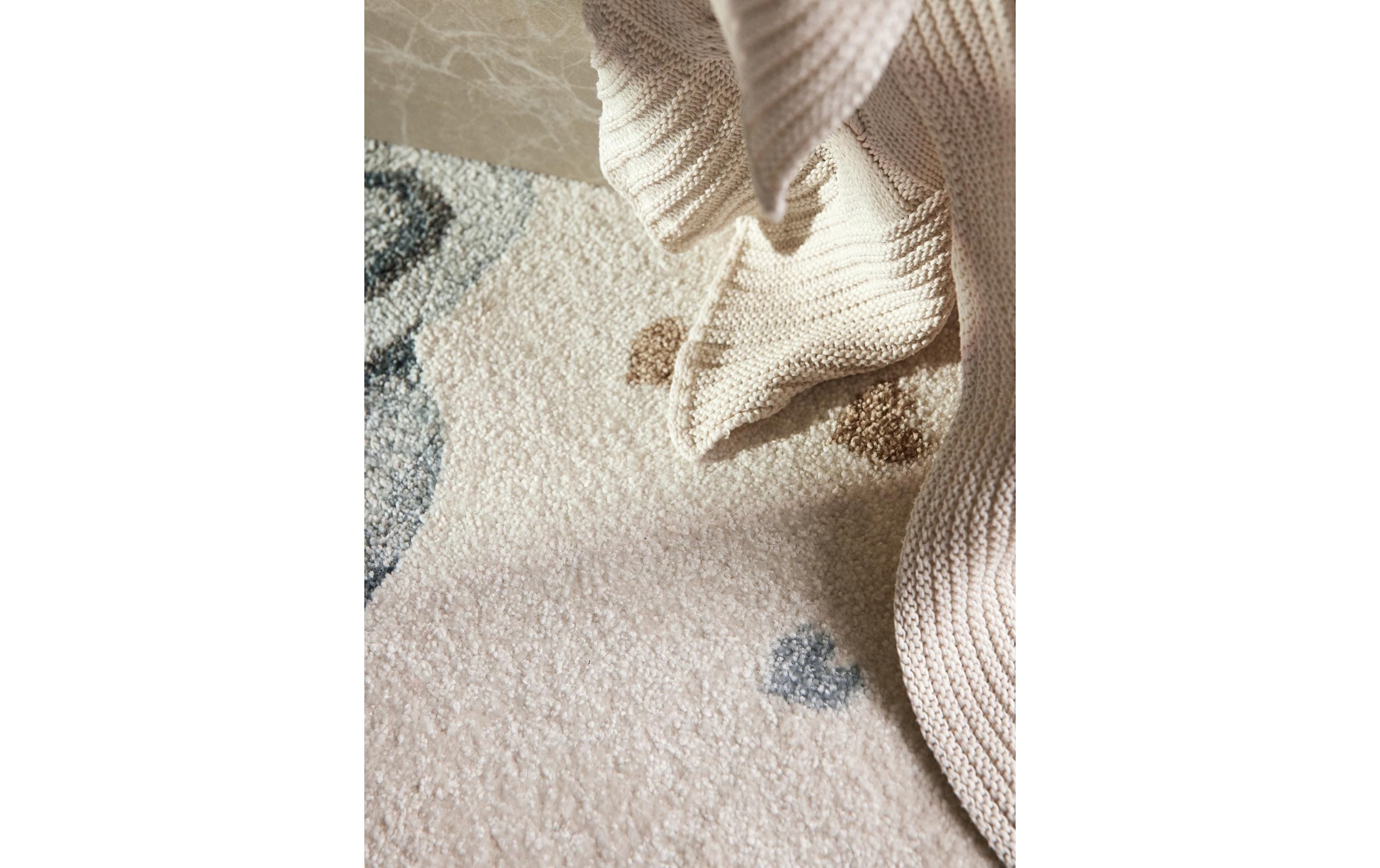 Villeroy & Boch Tapis pour enfants »Walk like an Elephant Rainbow Teppich« Rond 9 mm Höhe Spielteppich weich, Kinderzimmer, Boho Kids Spielunterlage, Tieremotiv