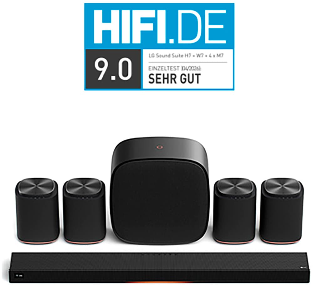 LG Haut-parleur »Sound Suite M7« 2.1 ( 100 W) unterstützt Dolby Atmos FlexConnect-Technologie