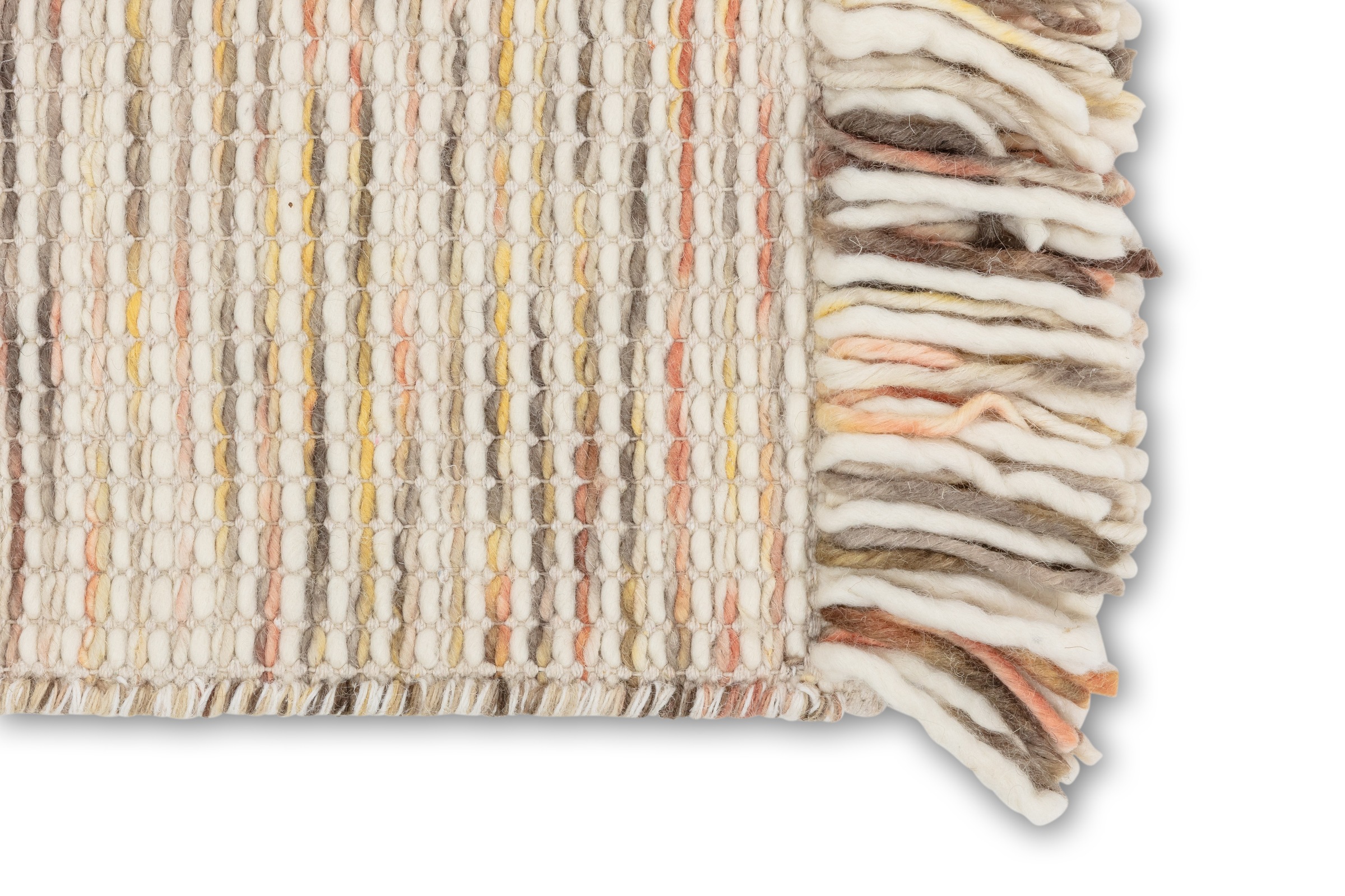 SCHÖNER WOHNEN-Kollektion »Arina« Rectangulaire 10 mm Höhe 80% laine pure, structure tissée, chiné, avec franges, salon