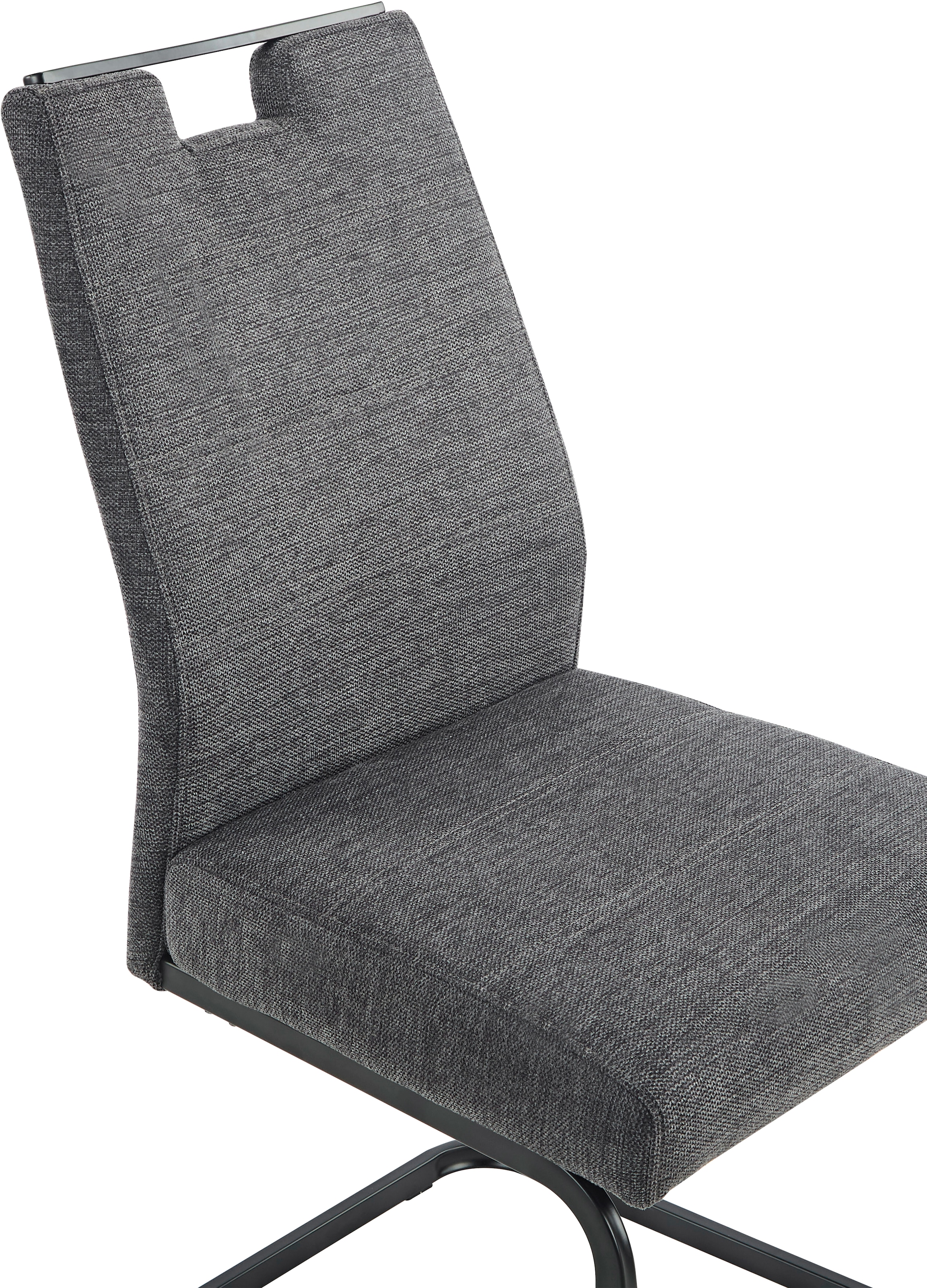 HELA Chaise cantilever »KERTIN« (Ensemble) 1 cuisLargeur d'assise XL, poignée, panier à ressort, charge max. 140kg