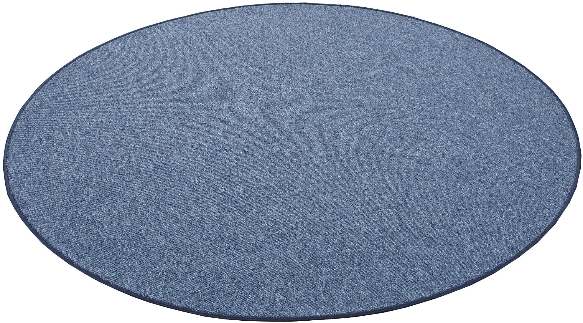 my home Teppich »Fortis, Schlinge, Made in Netherlands« rund 5 mm Höhe Uni Farben, gekettelt, strapazierfähig, Wohnzimmer