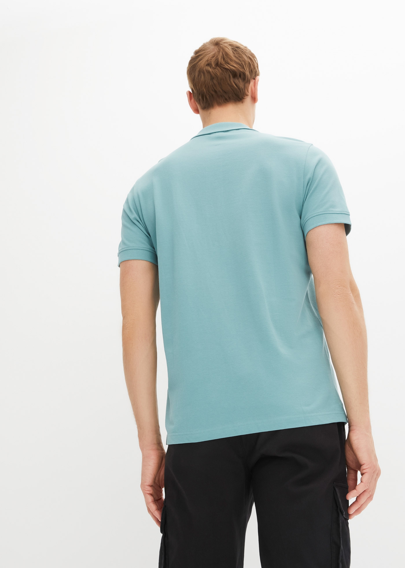 bonprix Polo »Piqué-Poloshirt aus reiner Baumwolle« 1 Regular Fit, Kurzarm, aus hautfreundlicher Baumwolle