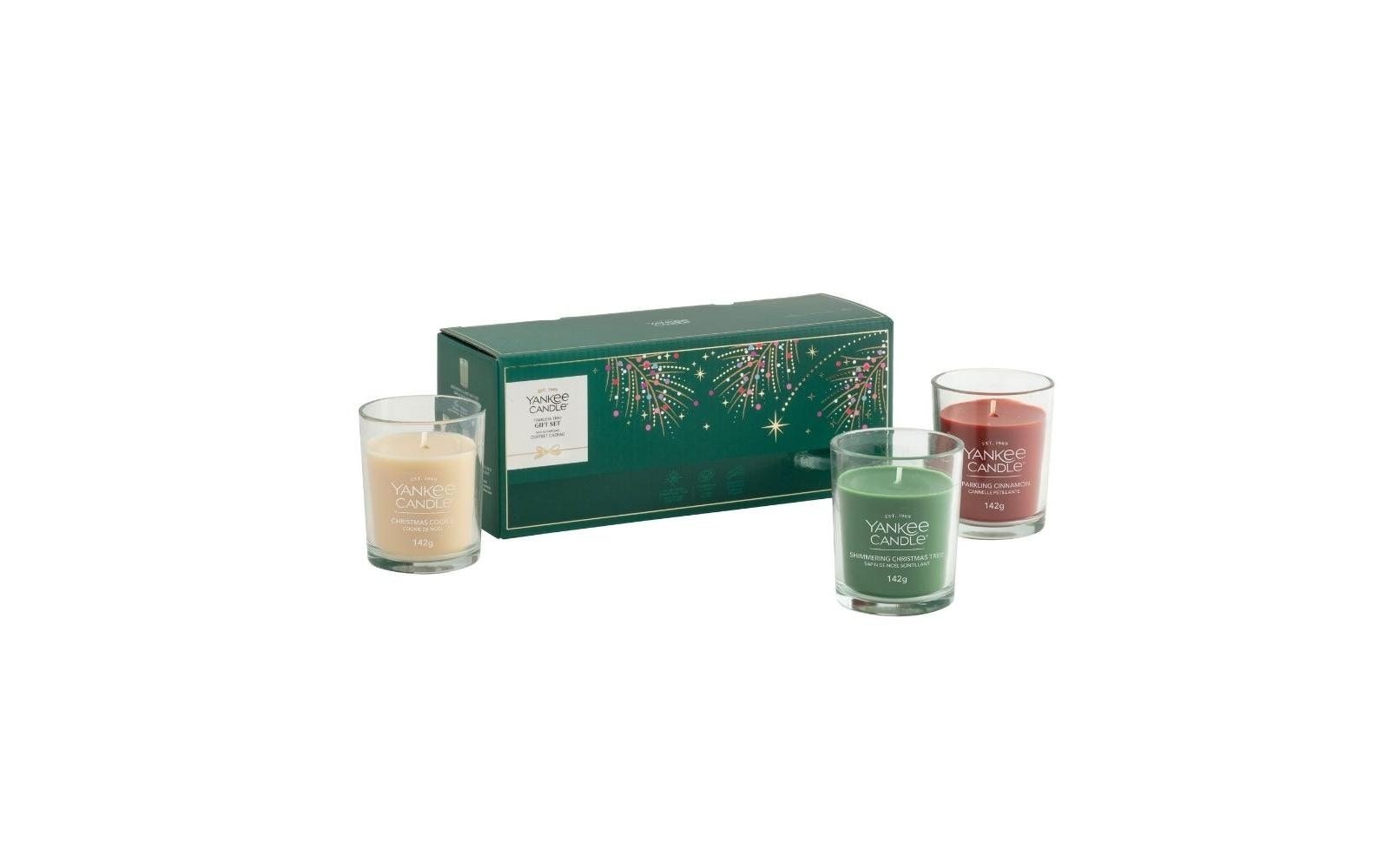 Yankee Candle Duftkerze »Yankee Candle Signature Geschenkset Christmas Moments 3 Tumbler«