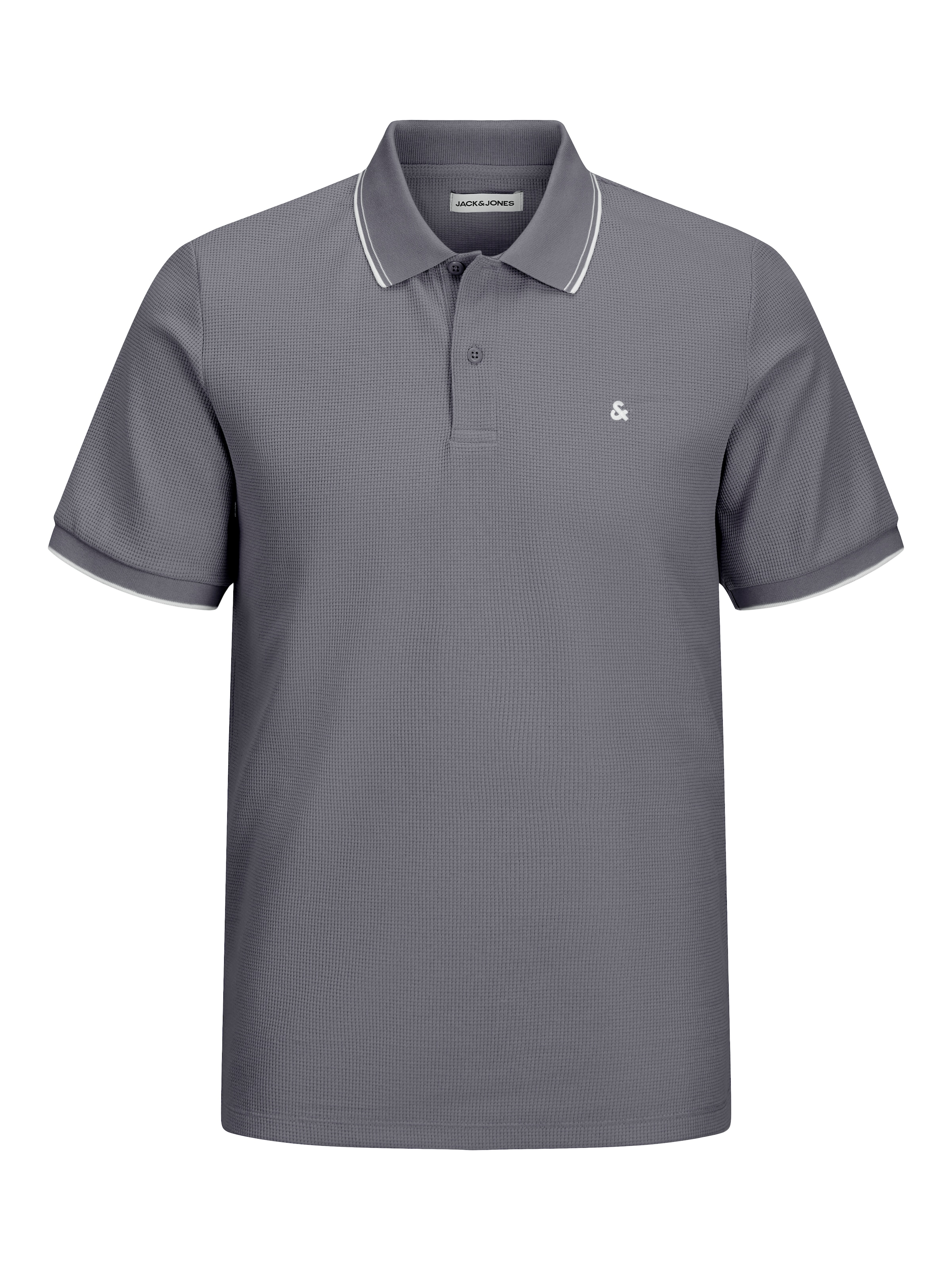 Jack & Jones »JJEAUSTIN POLO SS NOOS« Materialmix, regular fit