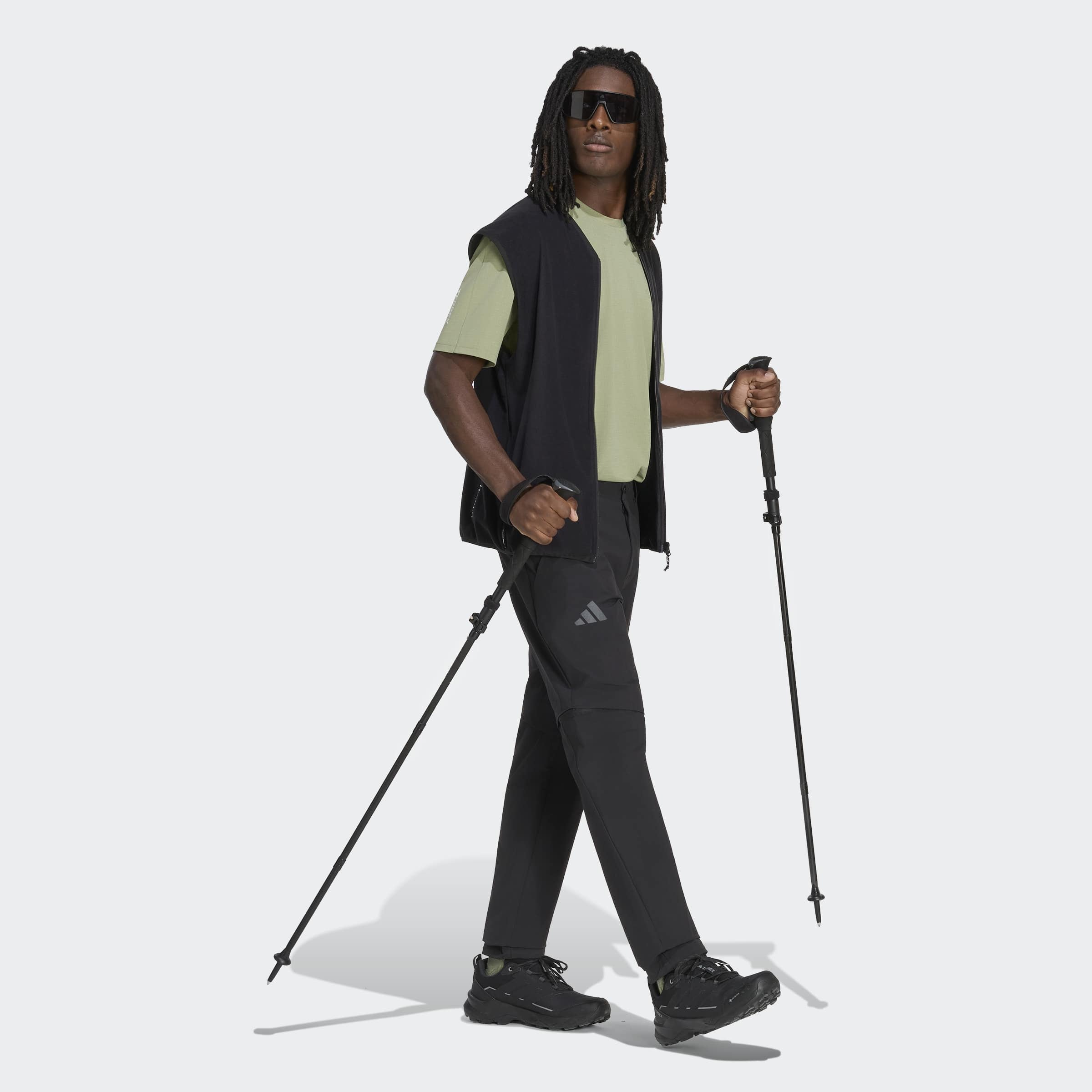 adidas TERREX Pantalon de plein air »MULTI ZIP OFF TRACKSUIT BOTTOMS«  style sportif, avec fermeture éclair, en polyamide et élasthanne