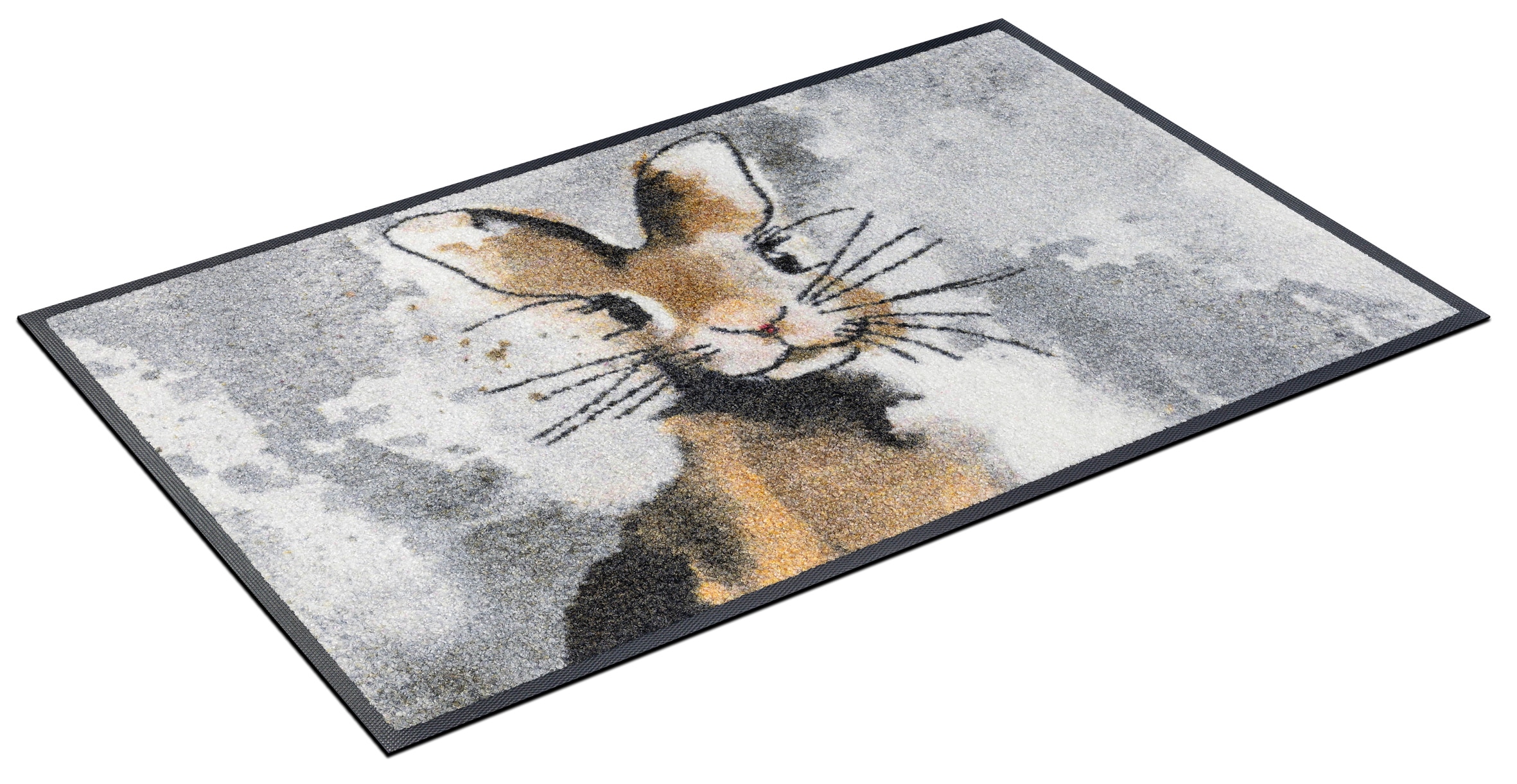 wash+dry by Kleen-Tex Tapis de sol »Hopps« Rectangulaire 7 mm Höhe tapis attrape-saleté, antidérapant, intérieur et extérieur, lavable