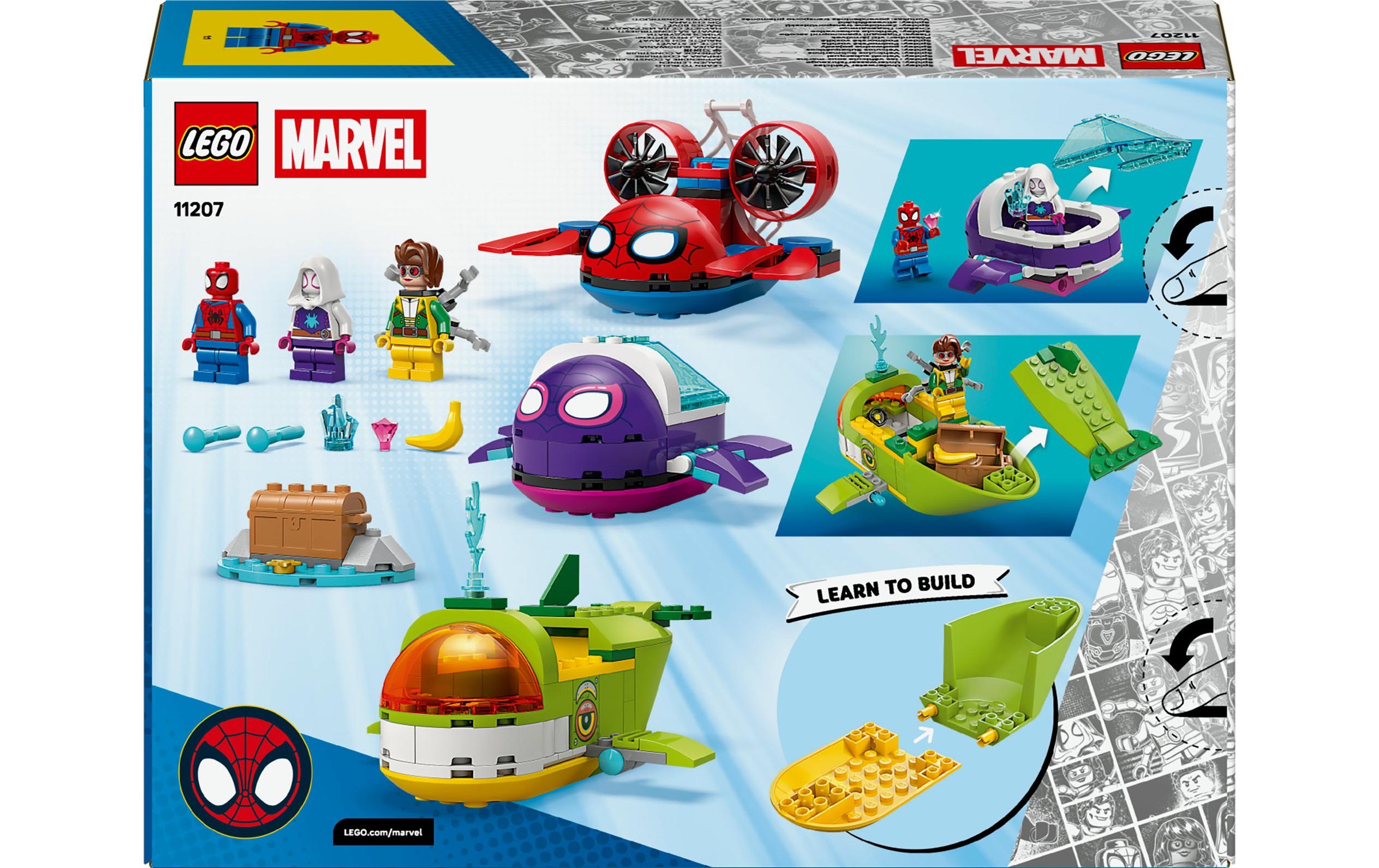 LEGO® Konstruktionsspielsteine »Marvel Spidey Unterwasserfahrzeuge 11207«