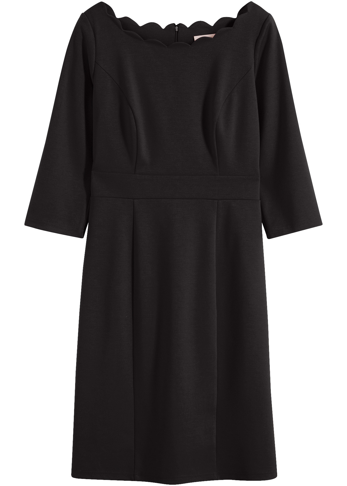 bonprix Robe fourreau coupe cintrée, en polyester, viscose et élasthanne