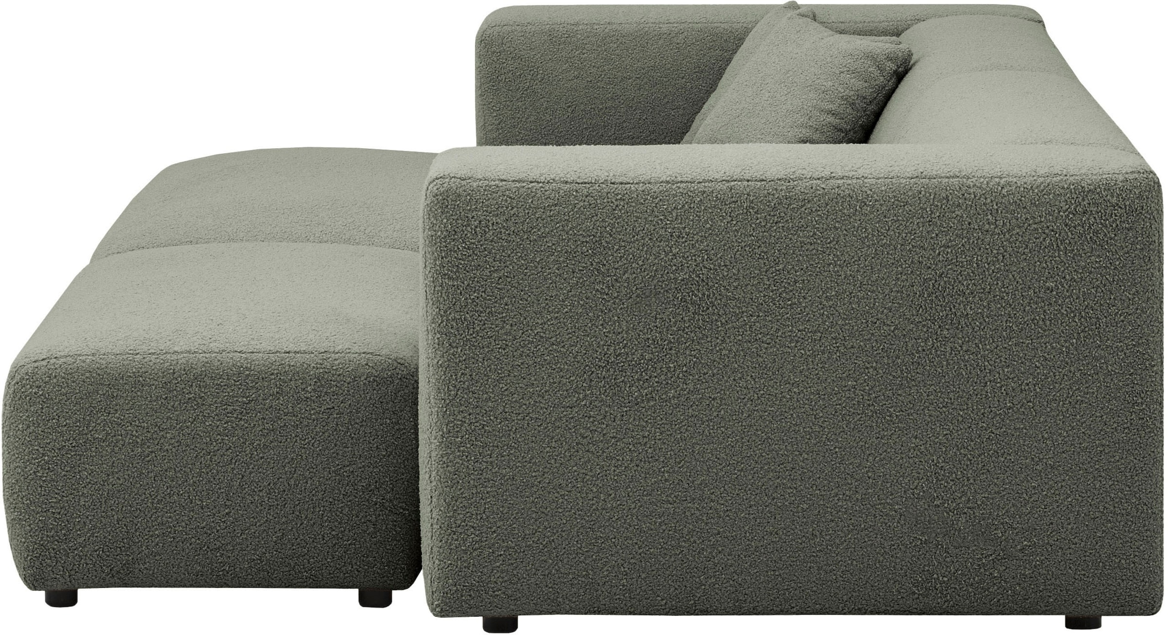 Home affaire Coin rembourré »BAKELS, Ecksofa-Set mit Hocker, L-Form mit Schlaffunktion« Ecksofa-Set (incl. Hocker) im trendigen Megacord