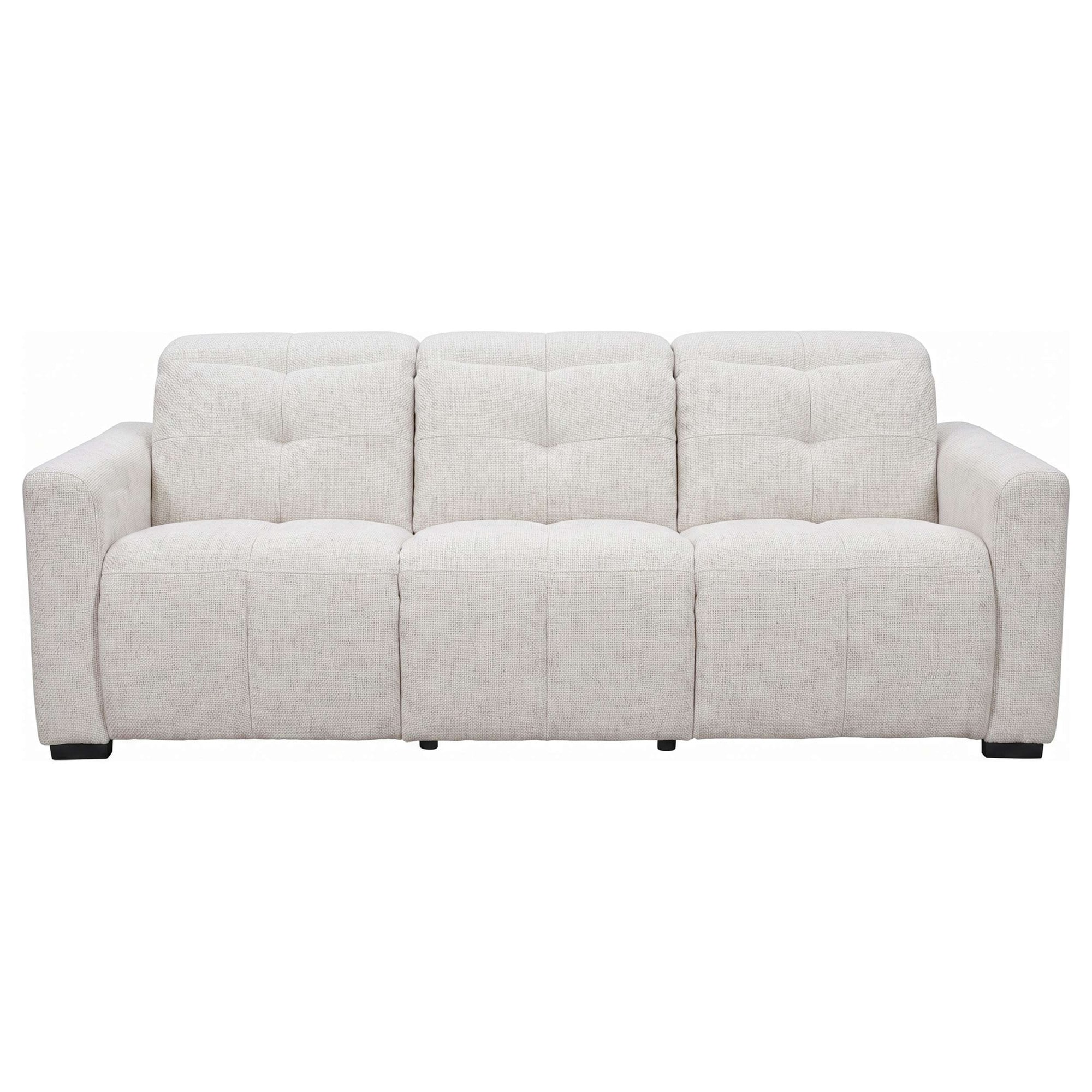 GOODproduct 3-places »CAARLA Webstoff, Sofa, 224 cm, man. o. elektr. Relaxfunktion (USB)« avec USB-A et USB-C en version électrique, réglage de la tête