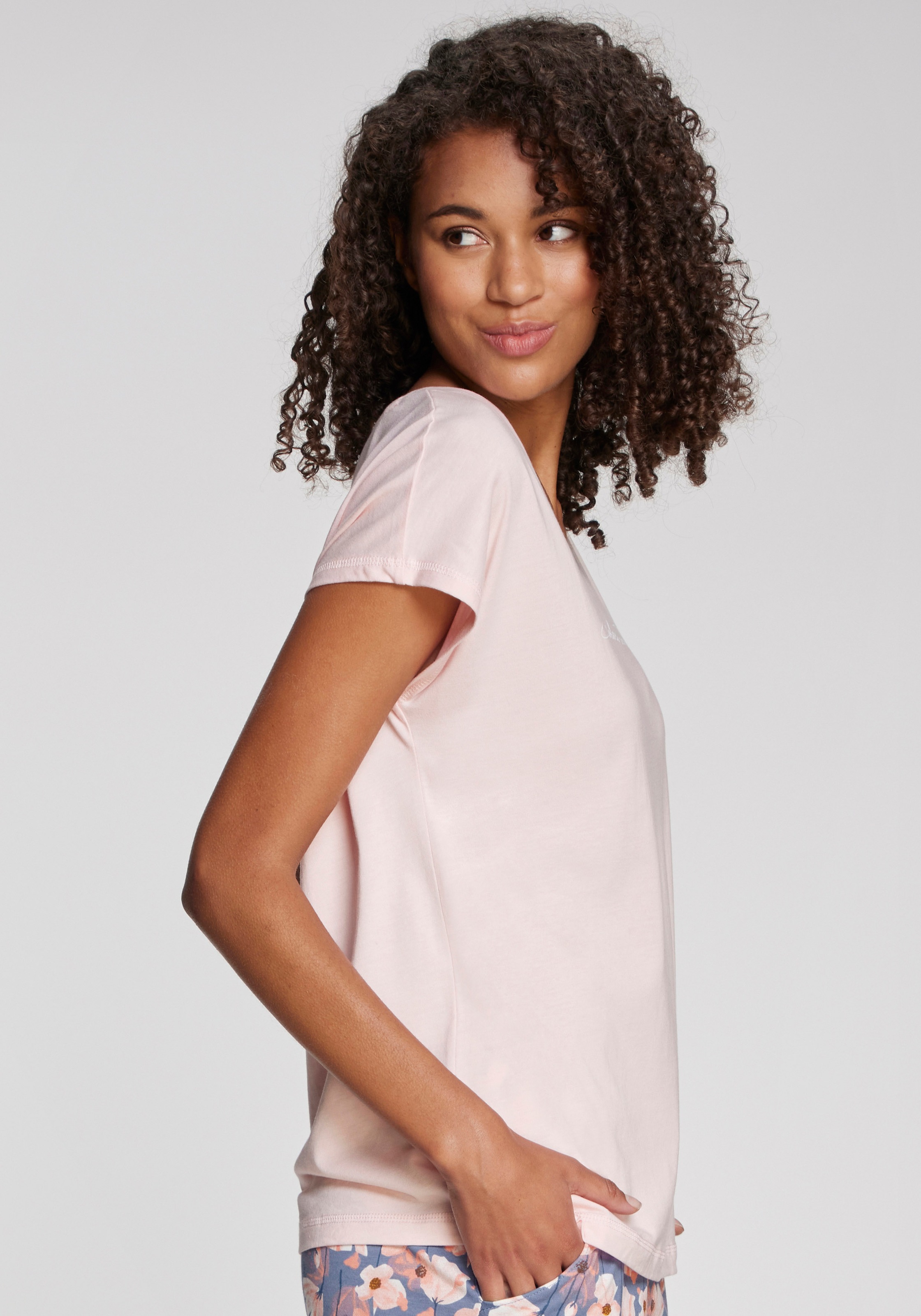 Vivance Dreams Haut de pyjama Mit kleinem Frontprint