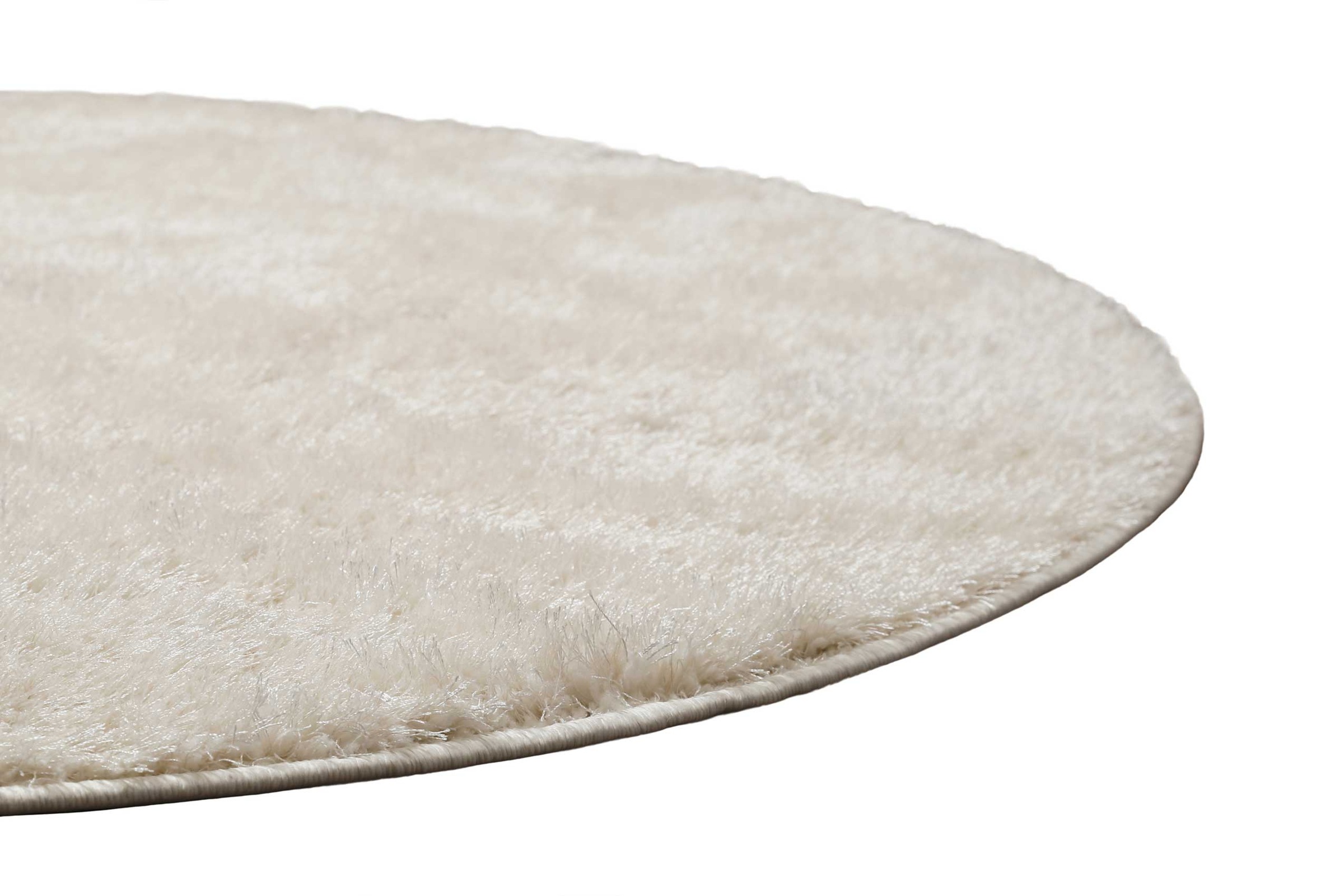 Homie Living Tapis »Flavio« Rond 30 mm Höhe Hochflor, gewebt, weich, uni, Wohnzimmer, Schlafzimmer, waschbar