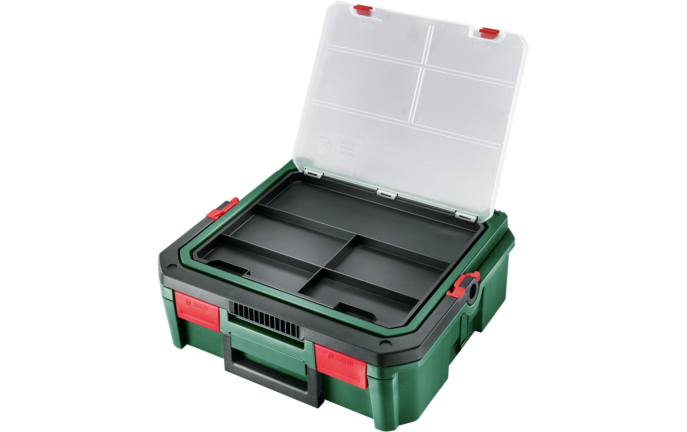 BOSCH Bohrschraube »UniversalImpact 18V + 46AC set + AL18V-20« Set,  Akku-Schlagbohrschrauber in Systembox S, mit umfangreichem Zubehör