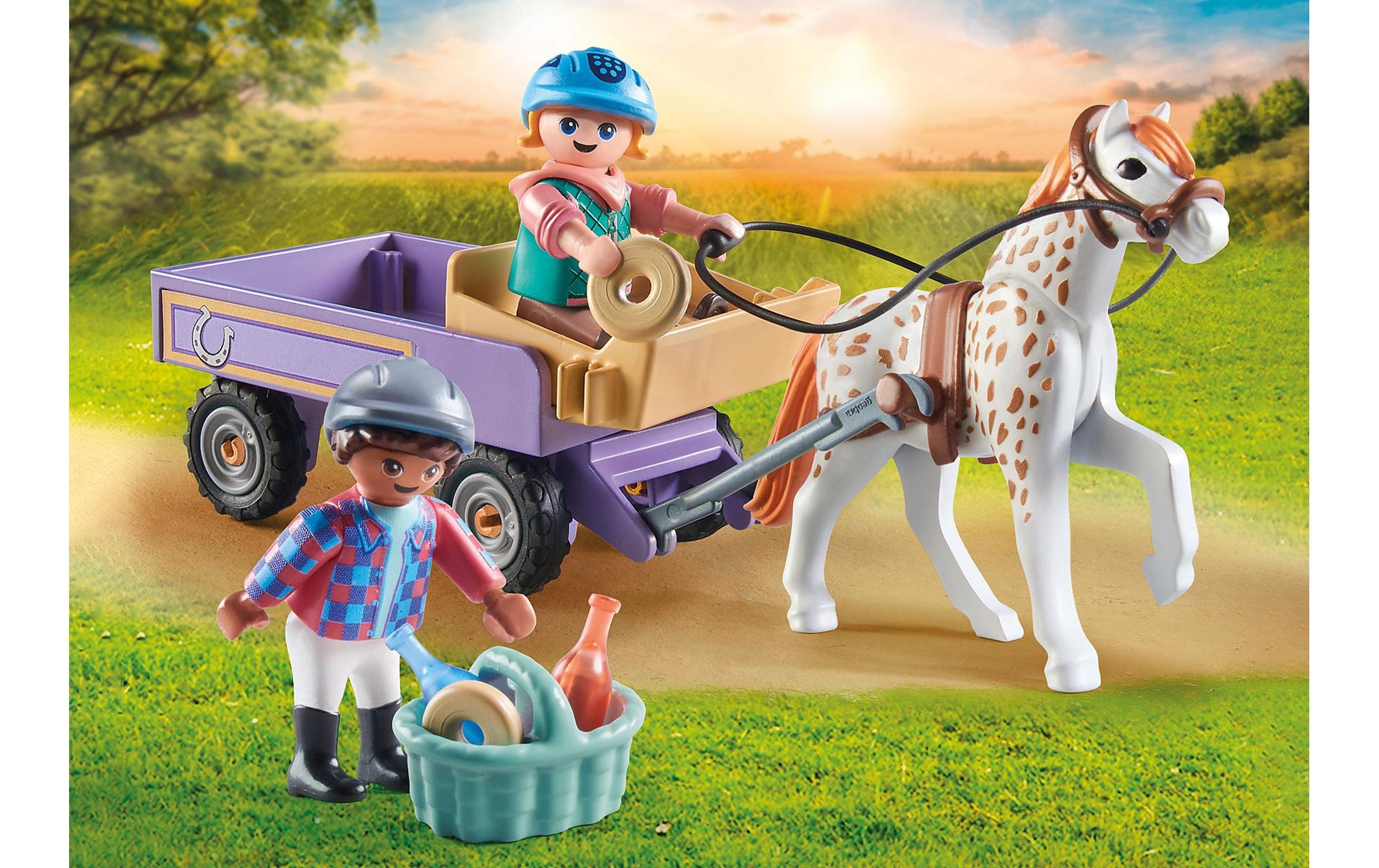 Playmobil® Briques de jeu »Horses of Waterfall Ponykutsche 71496«
