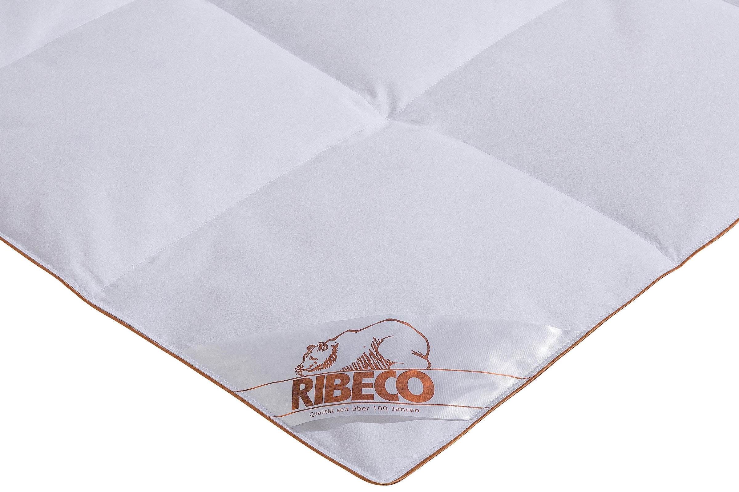 RIBECO Daunenbettdecke + Kopfkissen »Ella« Set (Daunendecke + Kissen) zum Top-Preis!