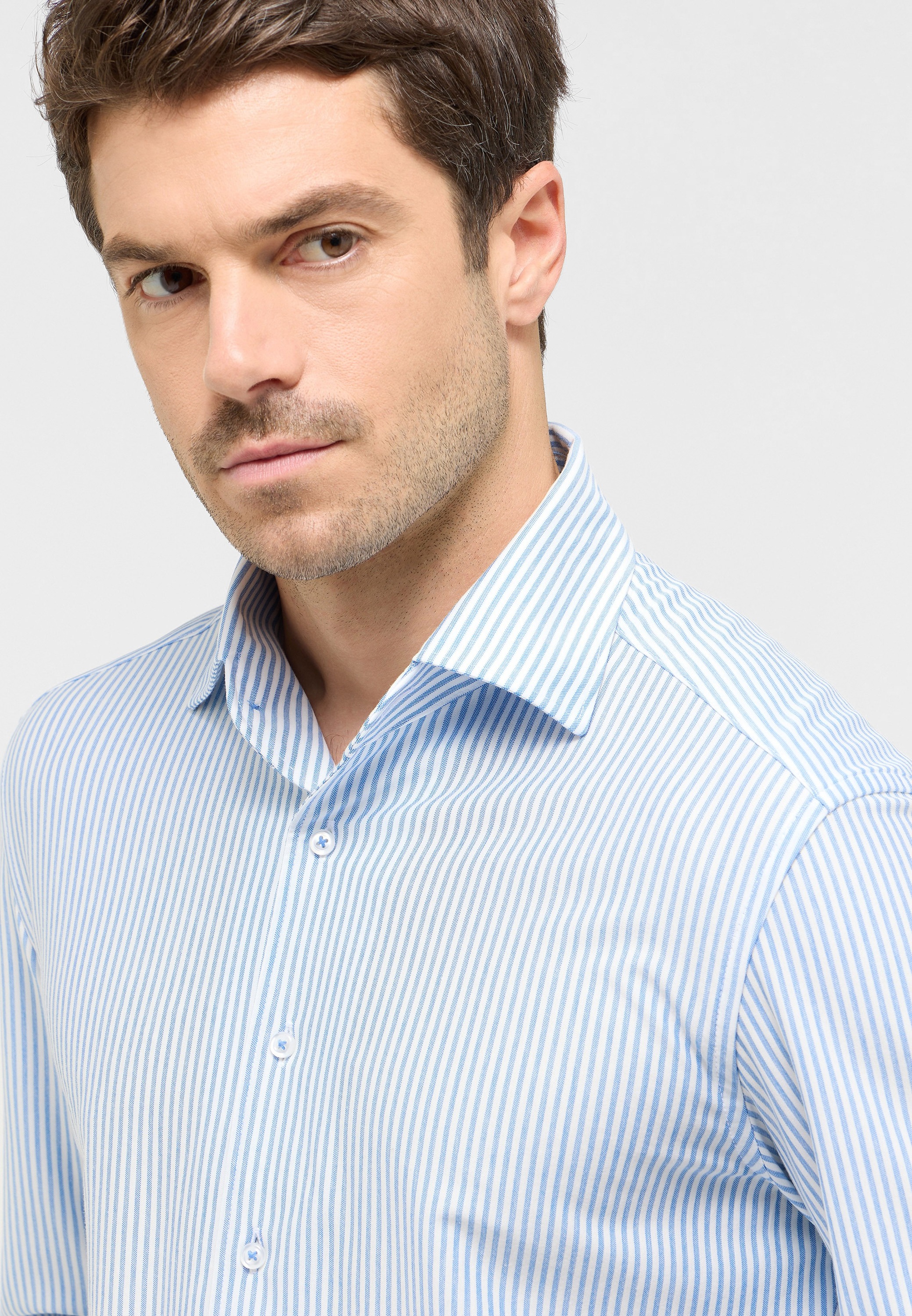 Eterna Langarmhemd »SLIM FIT« NON IRON (bügelfrei)