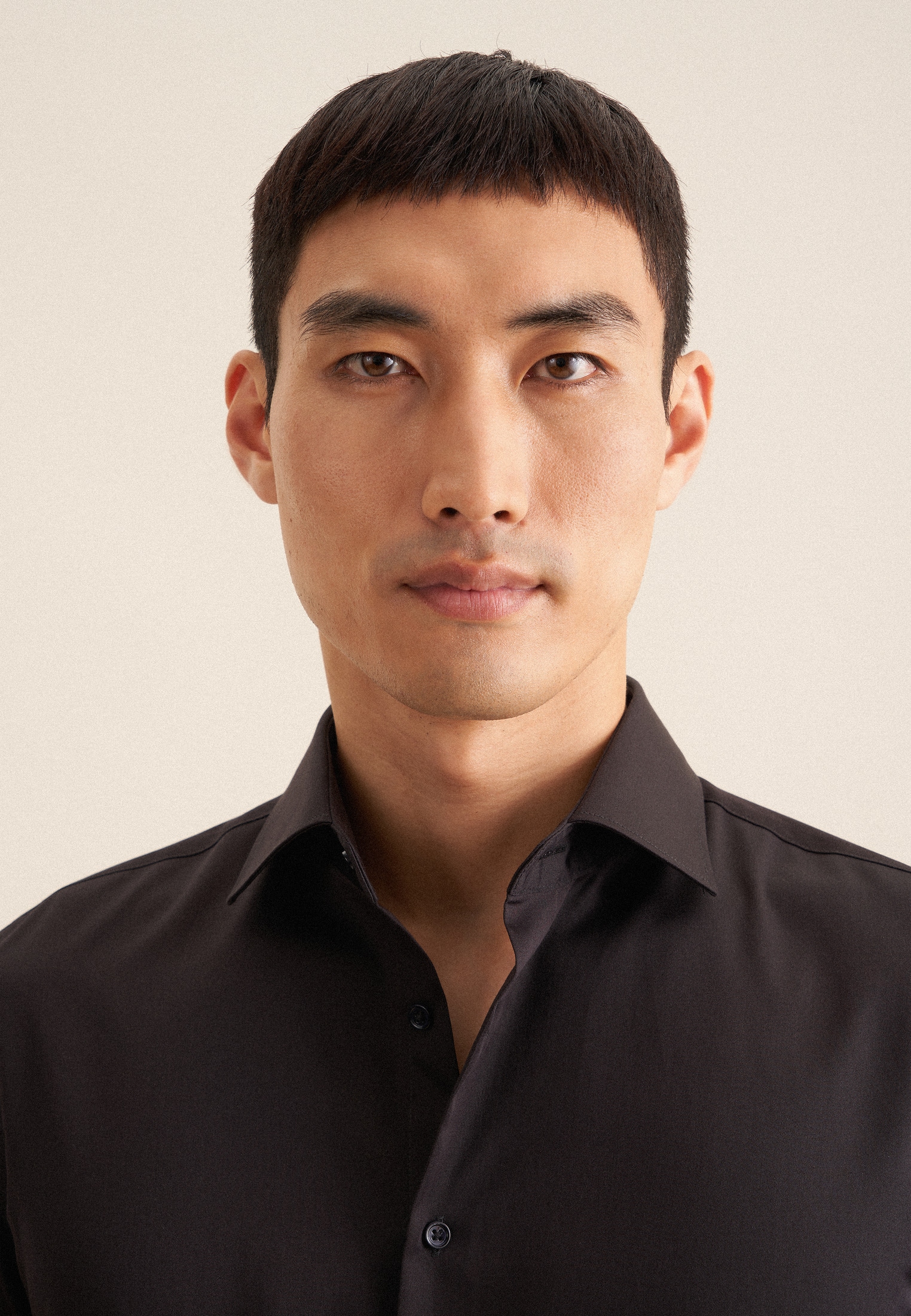 seidensticker Businesshemd »Schwarze Rose«, Shaped 1/1 Kentkragen Uni
