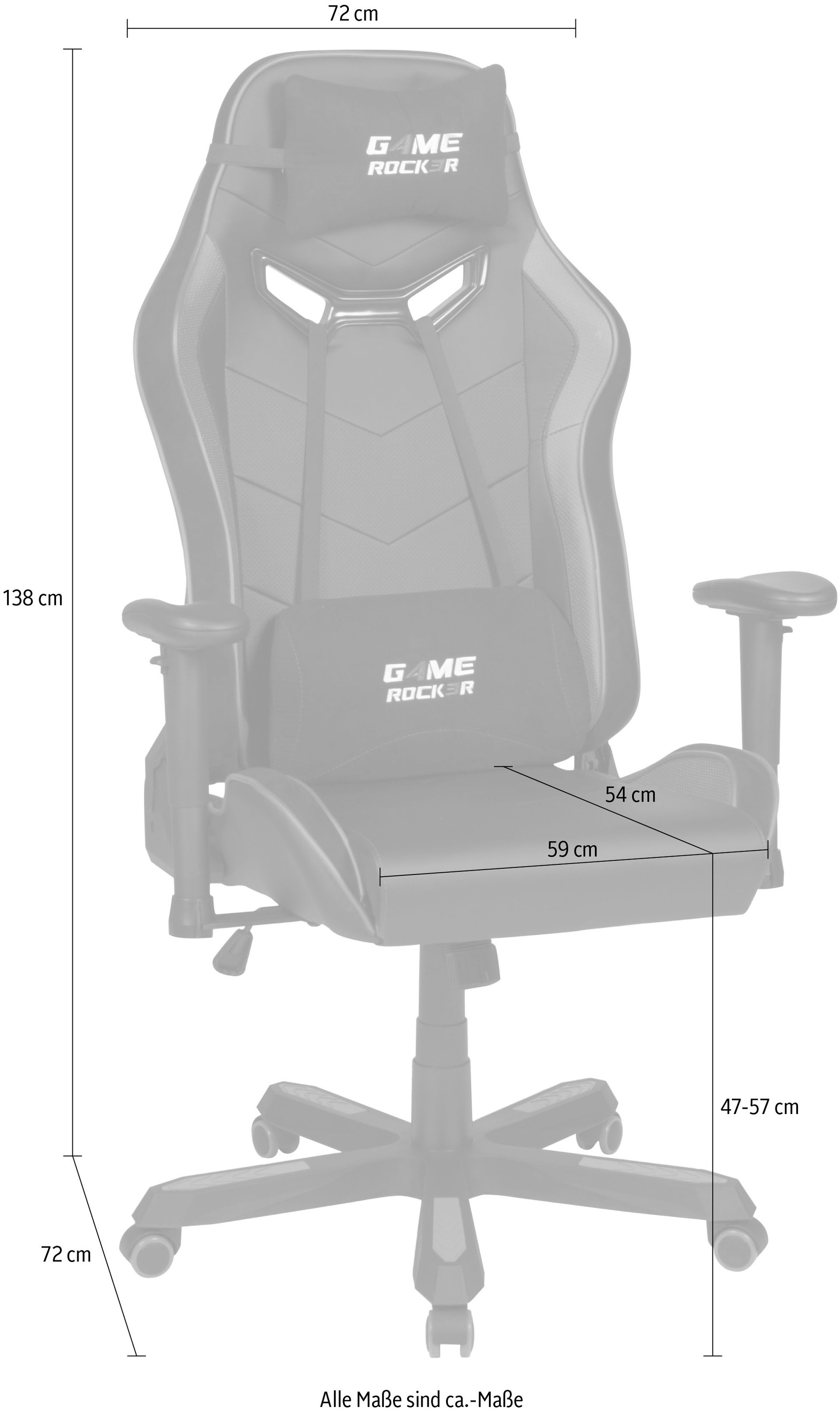 Duo Collection Chaise de jeu »Game Rocker G-30 L« ()