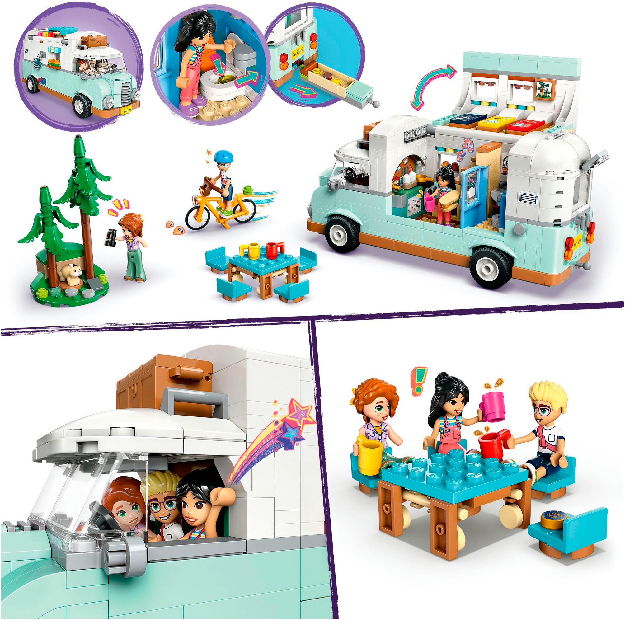 LEGO® Pions de construction »Wohnmobil (42663), LEGO Friends« Made in Europe