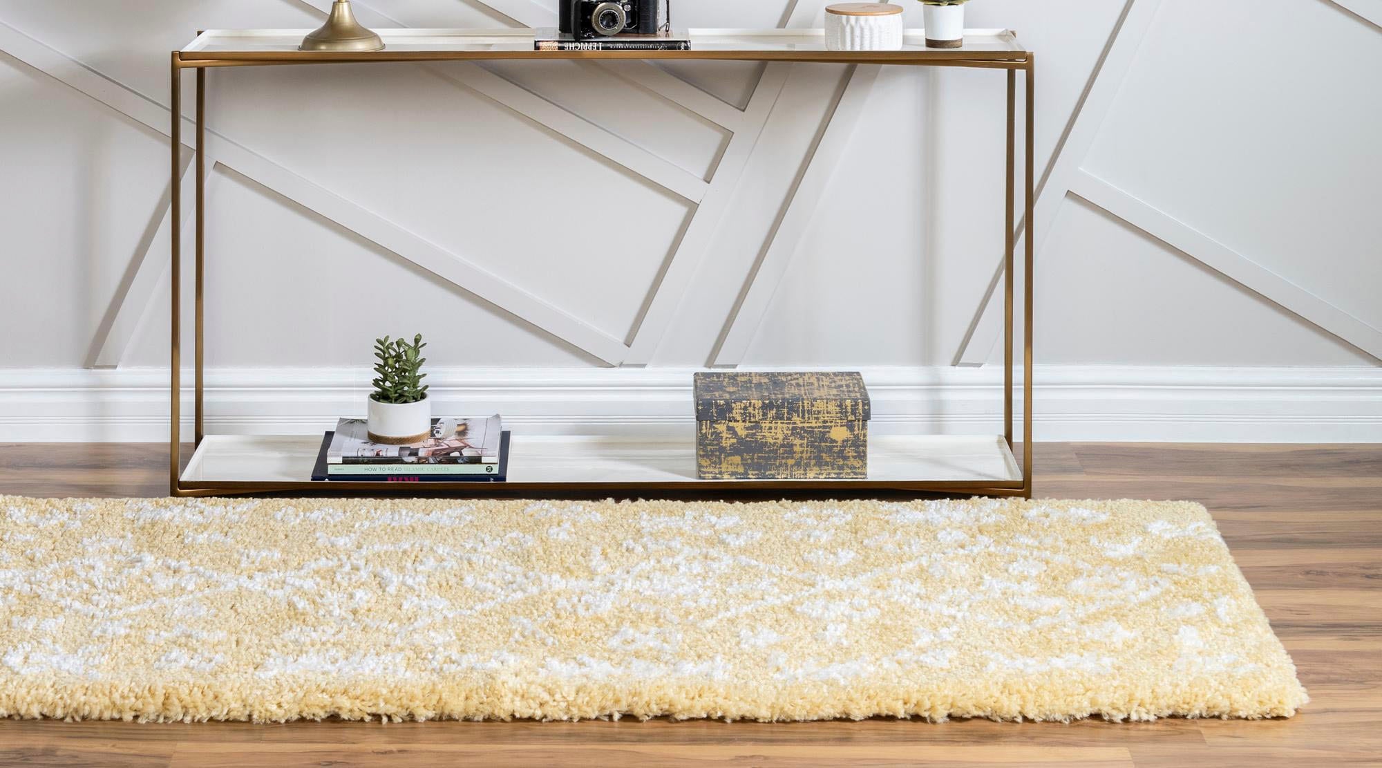 Myflair Möbel & Accessoires Tapis de sol à poils longs »Temara Shag, LAGERRÄUMUNG!« Rectangulaire 51 mm Höhe Teppich-Läufer, gewebt, Scandi Design, ideal im Flur & Schlafzimmer