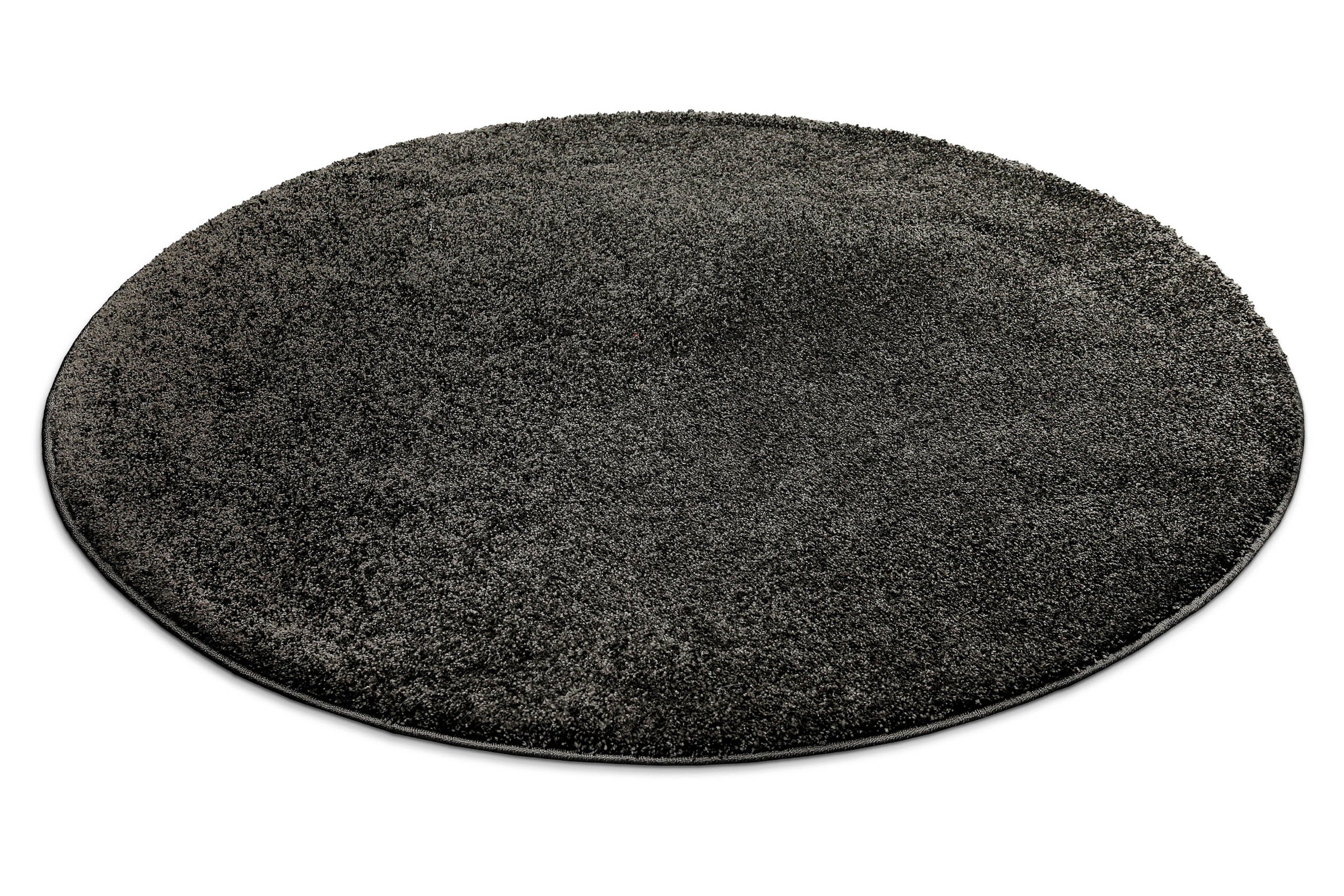 Wecon home Basics Tapis à poils longs »Nova« Rond 25 mm Höhe Shaggy, gewebt, robust, Wohnzimmer, Schlafzimmer