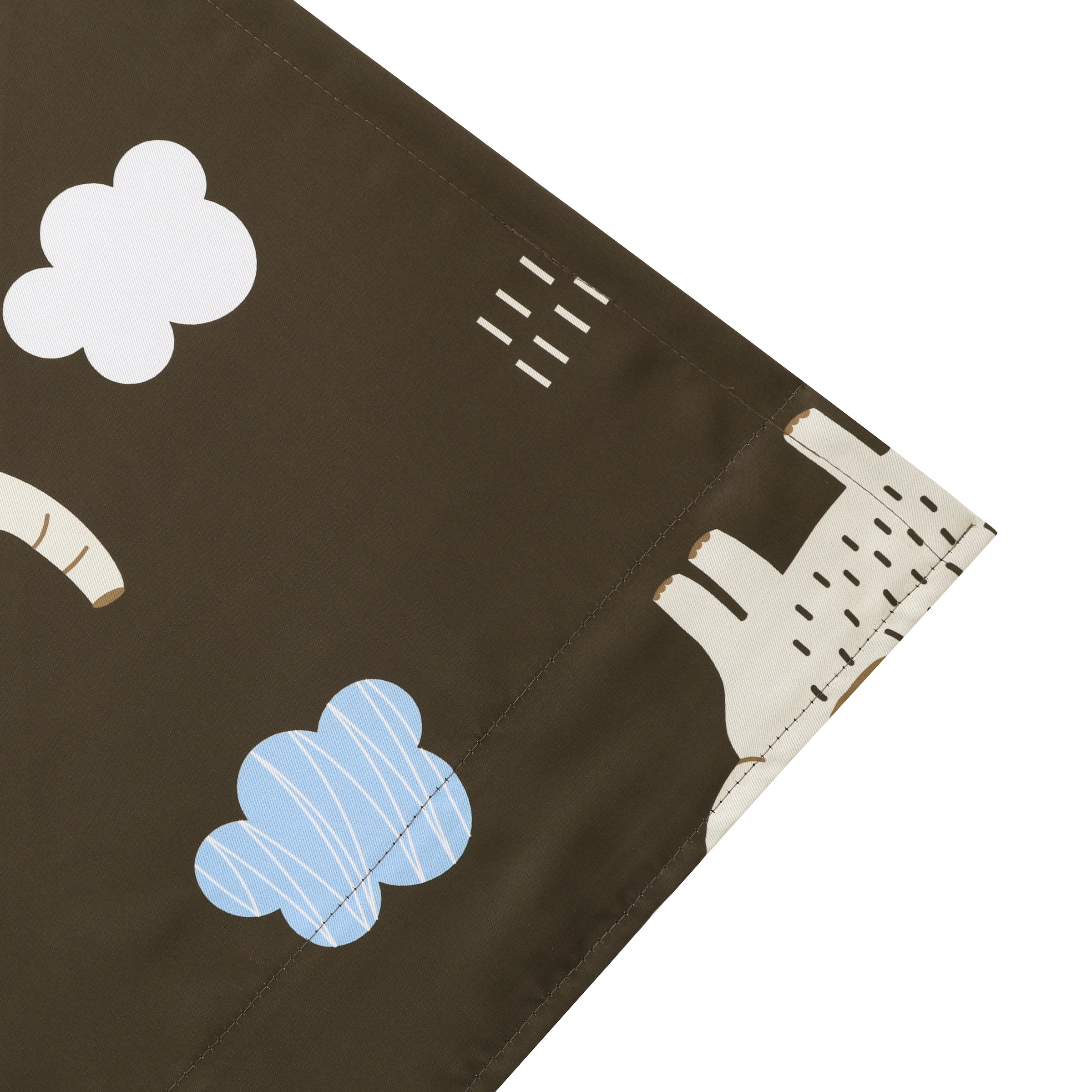GOODproduct Gardine »Maurrice« Multifunktionsband 1 Stk. tlg. Blickdicht, Multifunktionsband, Pflegeleicht, Elefanten Design