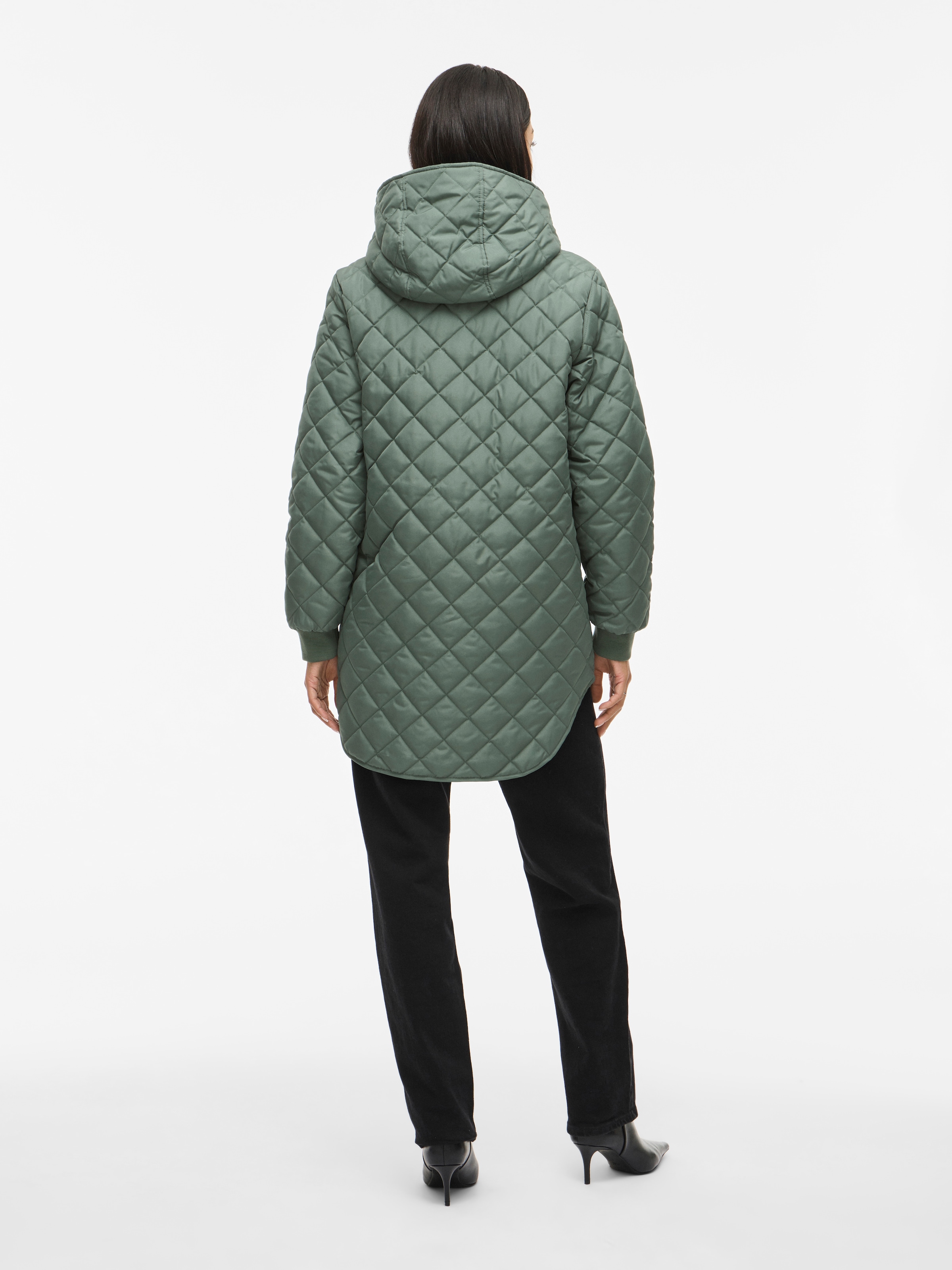 Vila Steppjacke »VITATE L/S HOODED JACKET - NOOS« mit Kapuze