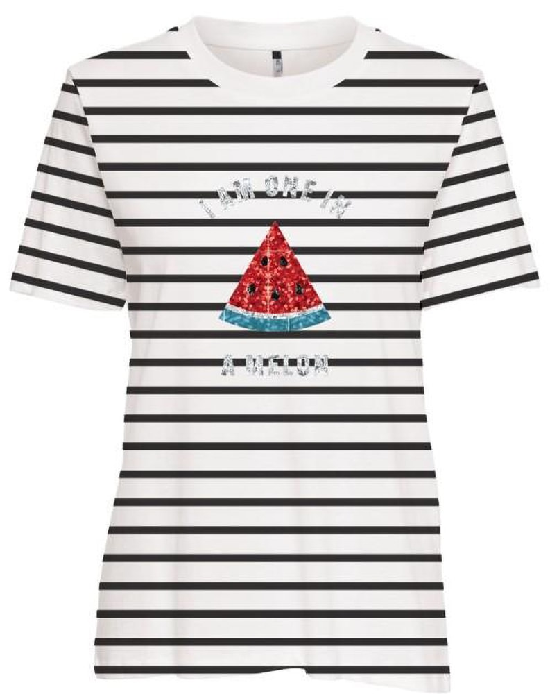 ONLY T-shirt à manches courtes »ONLKITA S/S TEE JRS NOOS« coton, coupe régulière
